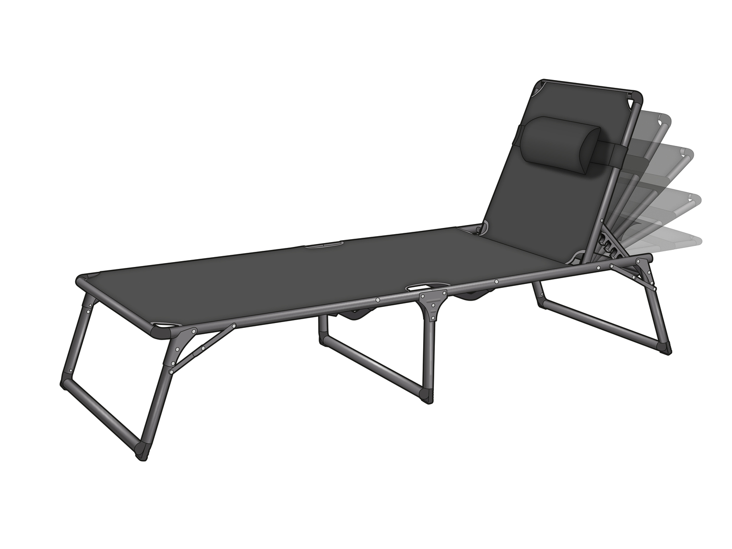 Lettino sdraio da giardino Prezzo-lidl, prezzo 69.00 &#8364; 
- Dimensioni aperto ...