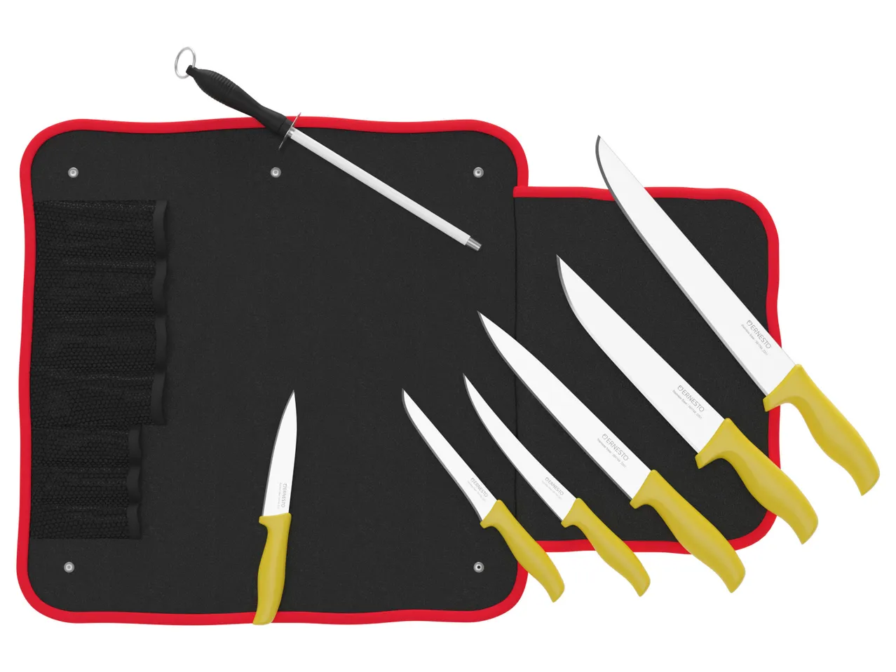 Set coltelli da carne , prezzo 14.99 EUR
Set coltelli da carne 7 pezzi
- Acciaino ...