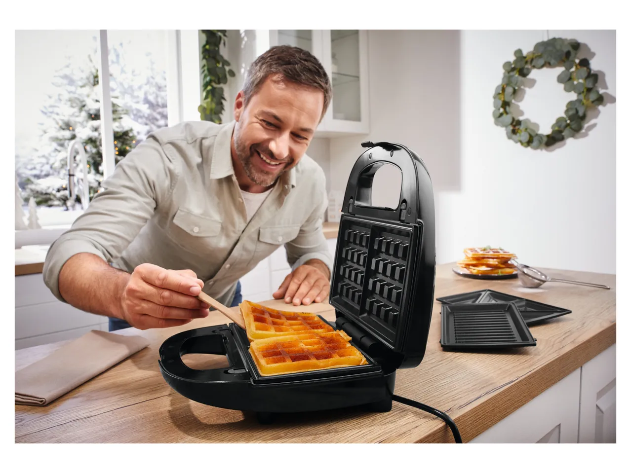 Tostiera 3 in 1 , prezzo 34.99 EUR
Tostiera 3 in 1
- 3 in 1 Grill / Cialde / Sandwich
- ...