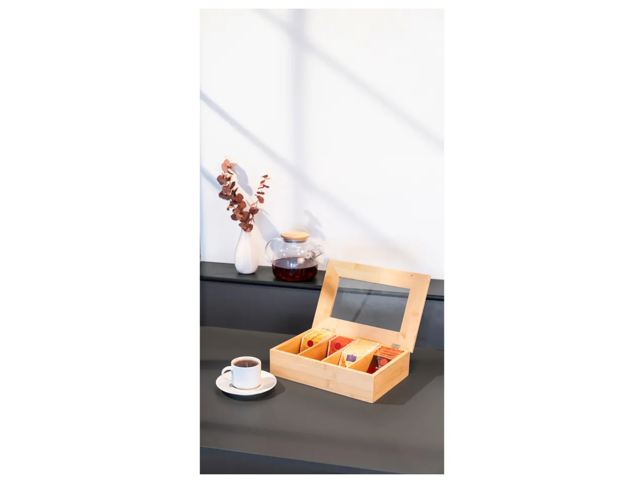 Organizer in bambù per tè e caffè , prezzo 19.99 EUR