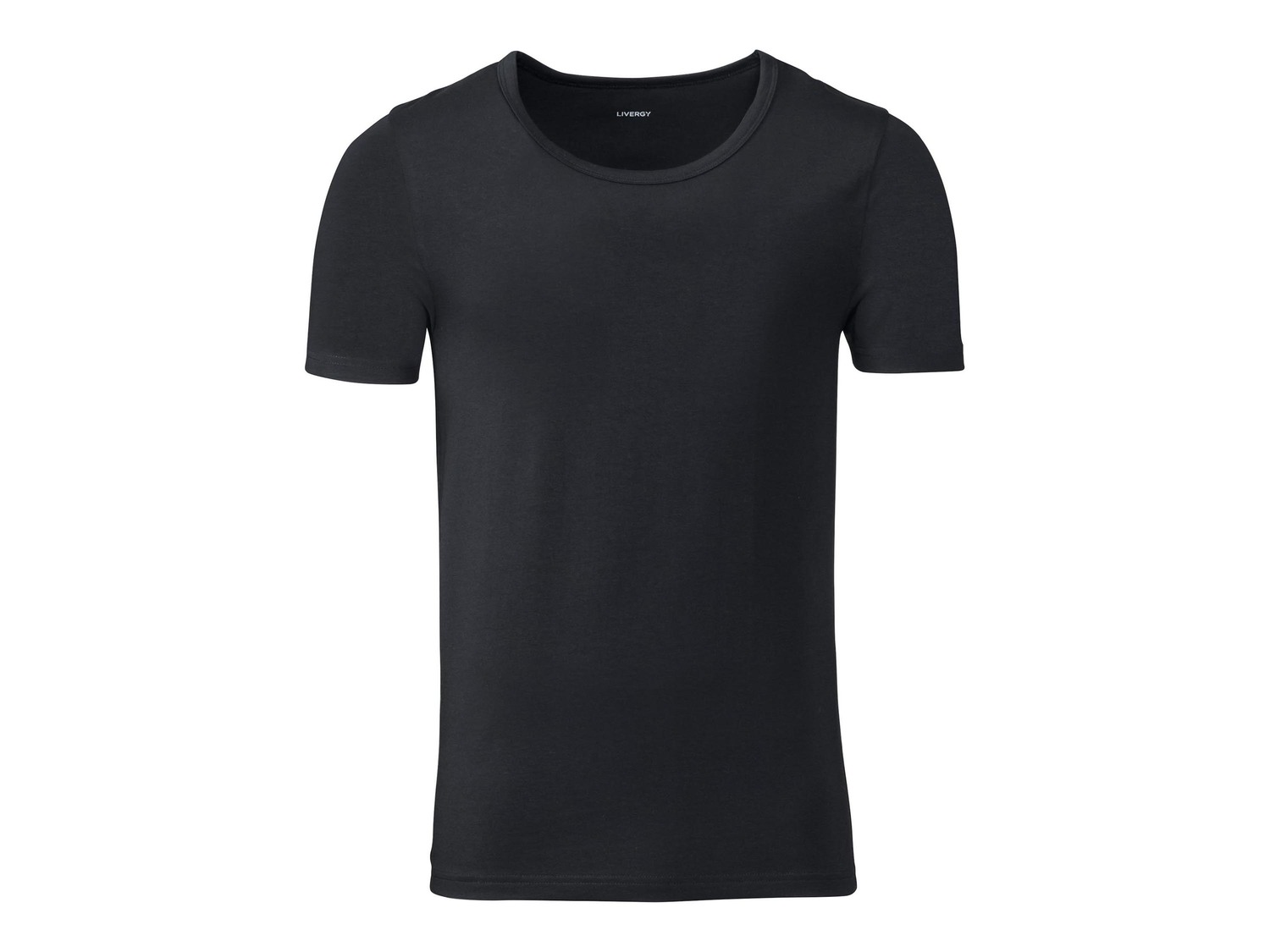 T-shirt intima da uomo Livergy, prezzo 4.99 €
- Scollo rotondo o a V
- GOTS