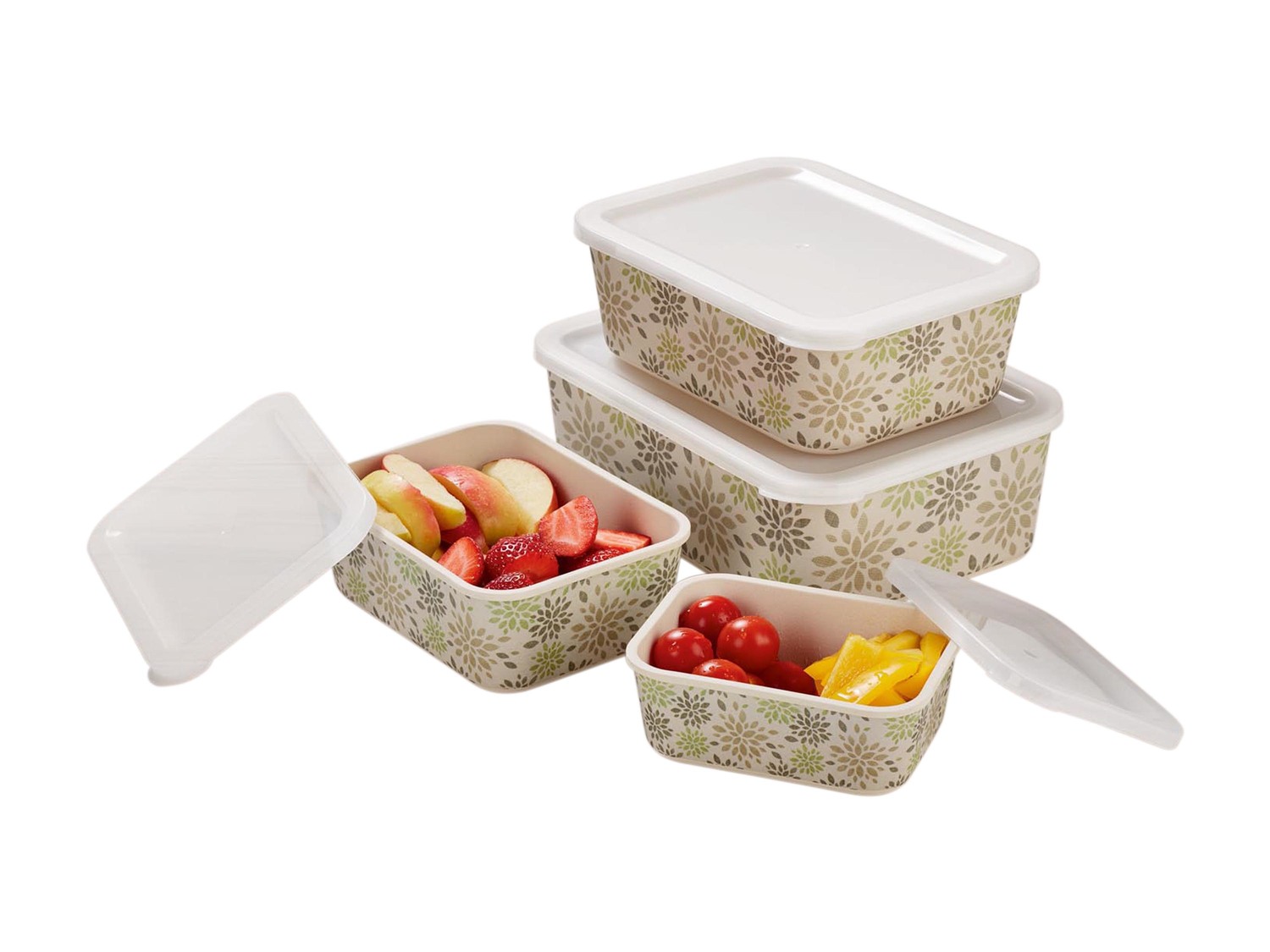 Set insalatiera, 7 pezzi o set contenitori, 4 pezzi Ernesto, prezzo 11.99 € ...