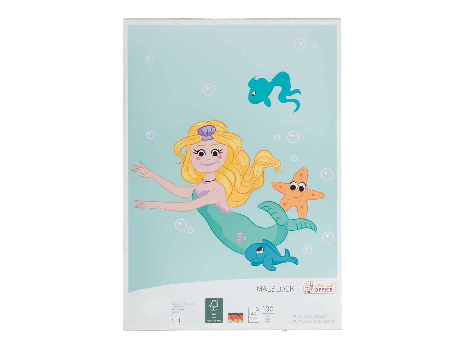 Blocco da disegno A4, 100 fogli United Office, prezzo 1.49 €
- A4
- 100 ...