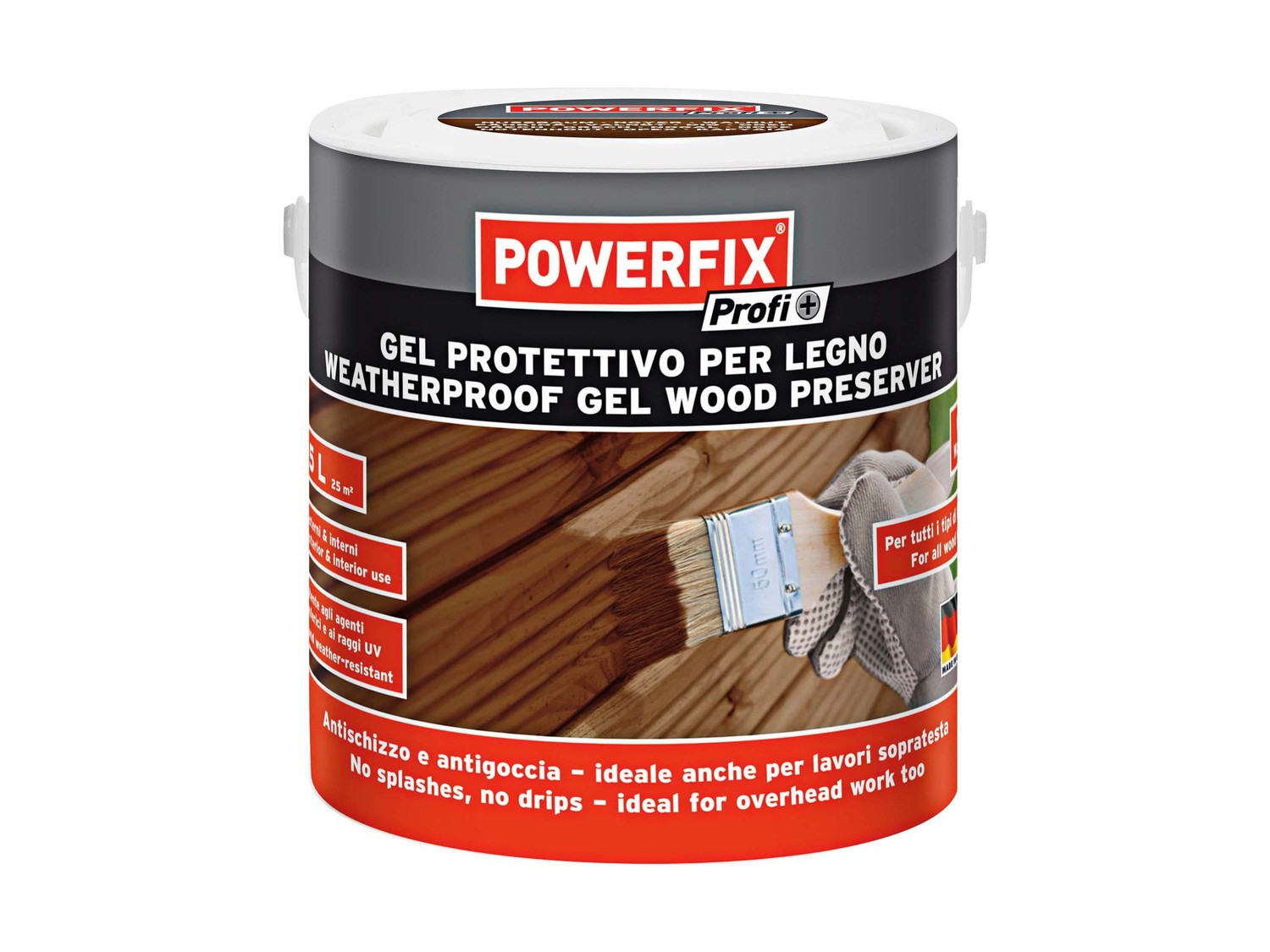 Gel protettivo per legno 2,5 L Powerfix, prezzo 9.99 &#8364; 
- Per esterni ...