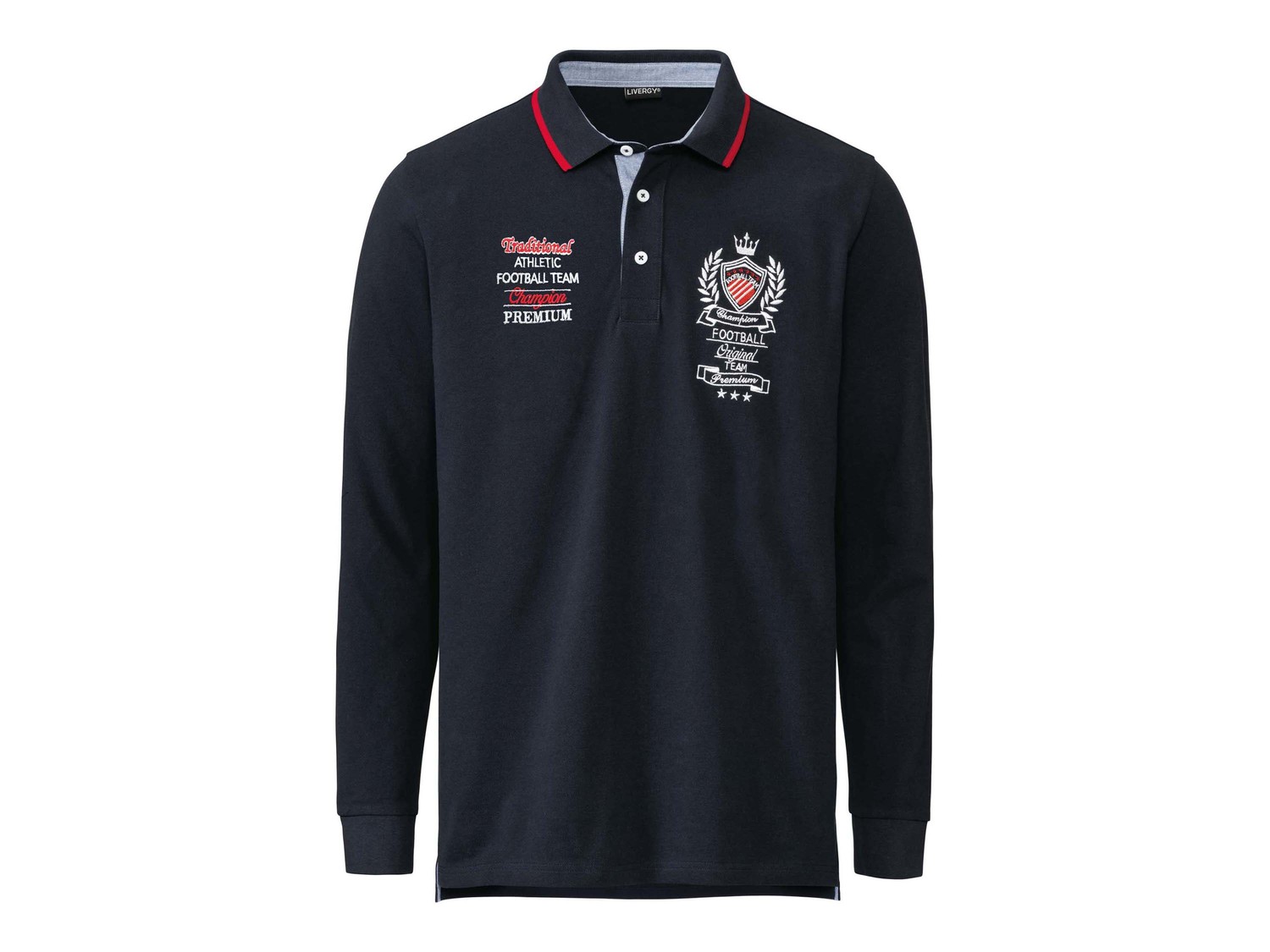 Polo a maniche lunghe da uomo Livergy, prezzo 9.99 €
- In puro cotone