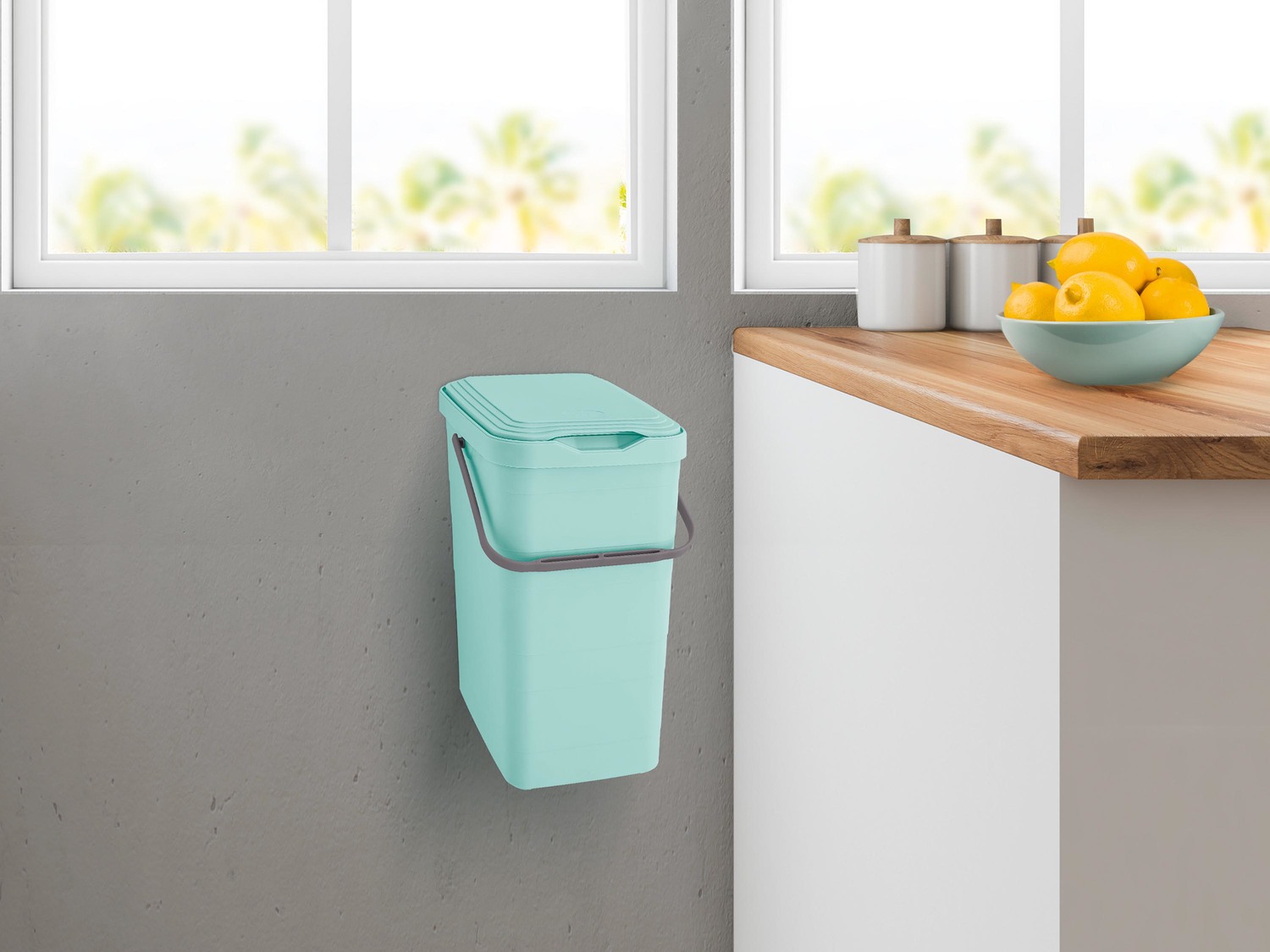 Pattumiera da parete 14 L , prezzo 9.99 €
- Comodo sistema con console ...