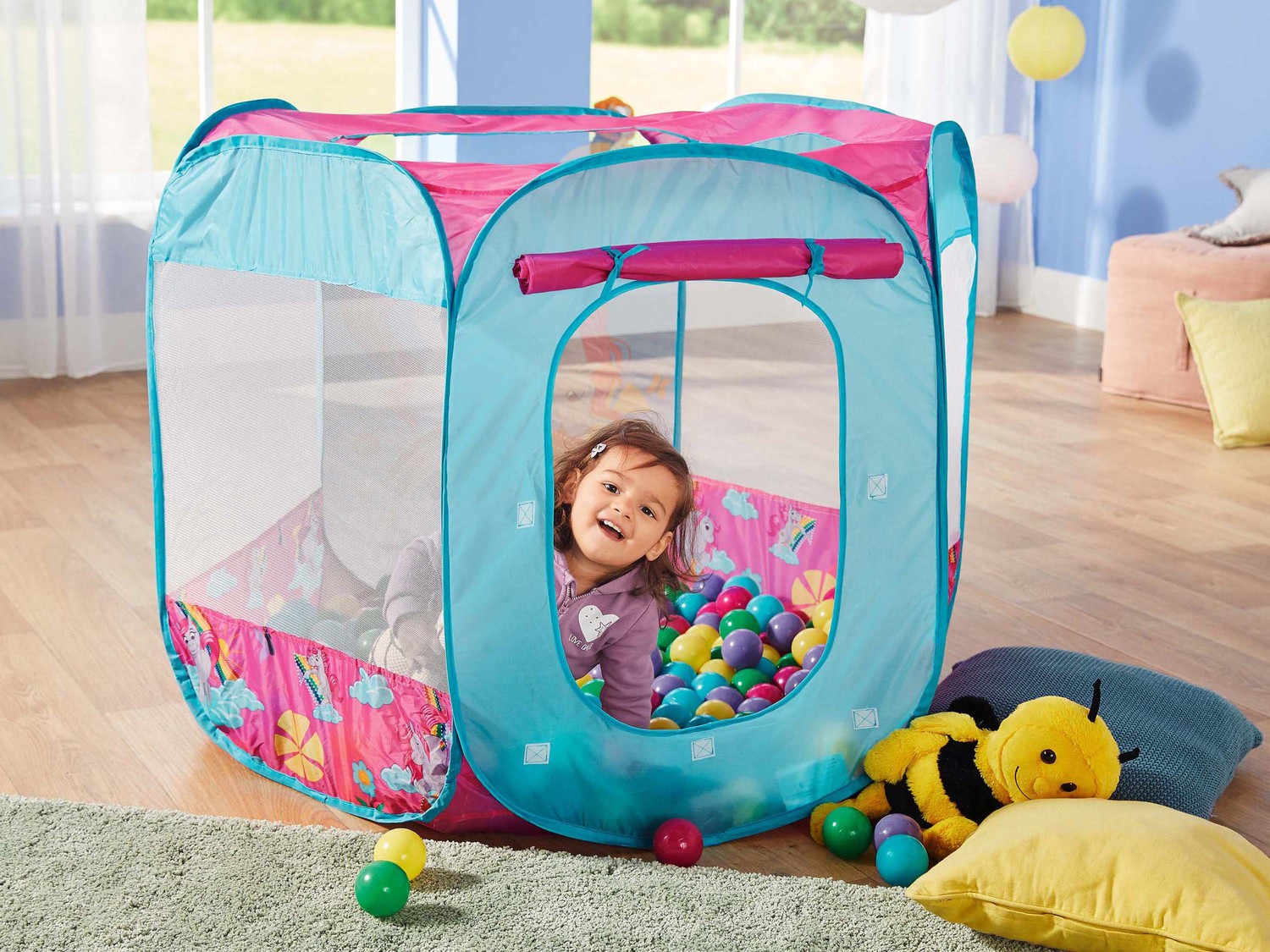 Tenda gioco con 250 palline Play Tive, prezzo 39.99 €
- Pop-up
- Busta ...