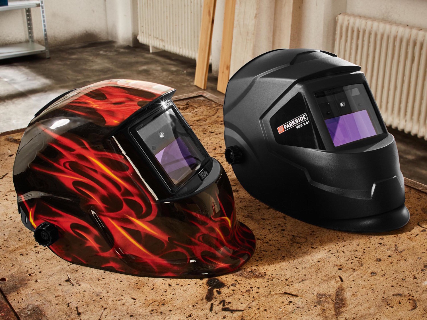 Maschera automatica da saldatore con LED Parkside, prezzo 29.99 €
- ...