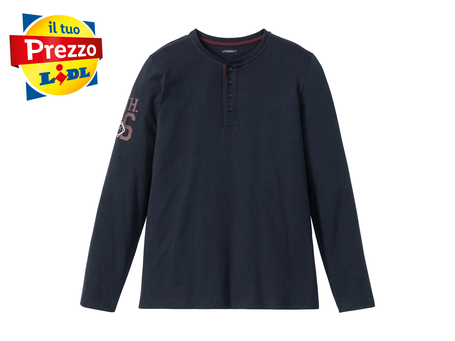 Maglia pigiama da uomo Livergy, le prix 3.99 &#8364; 
Misure: S-XL
Taglie ...