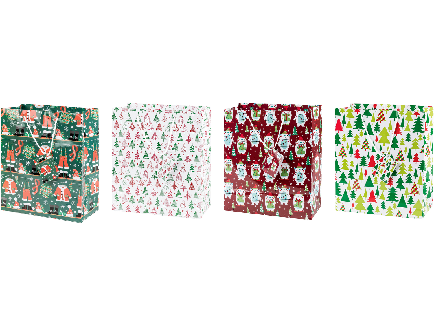 Set sacchetti regalo Melinera, le prix 1.99 &#8364; 
4 o 6 pezzi 
- Con bigliettini ...