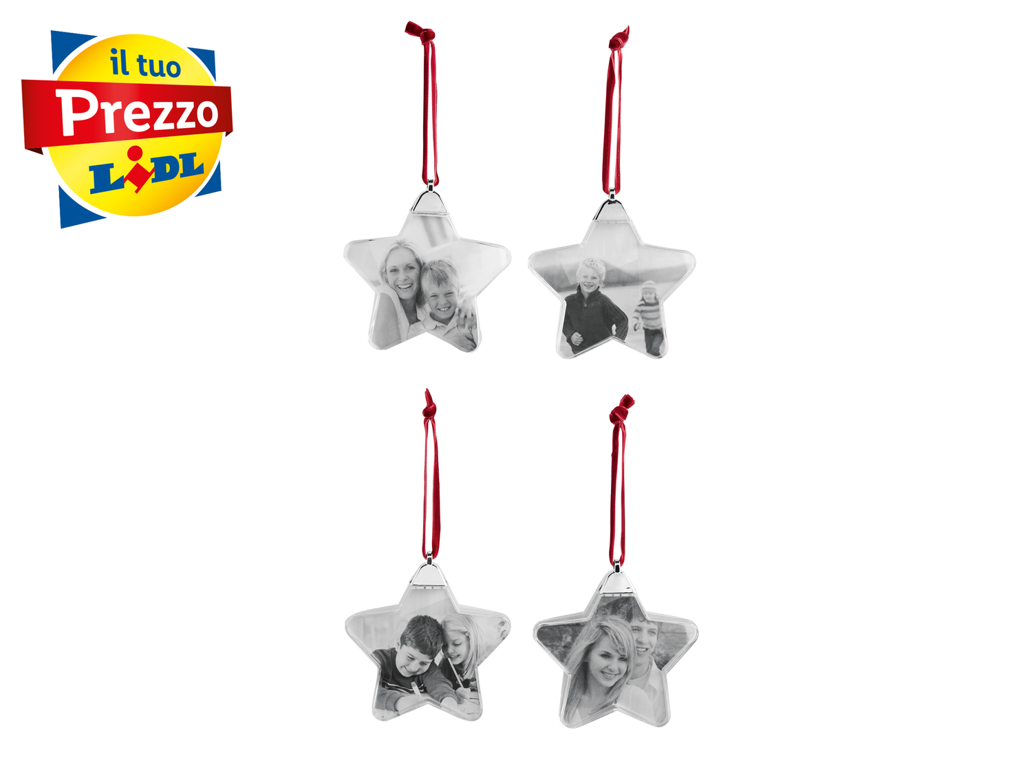 Pendente natalizio portafoto Melinera, le prix 2.99 €
4 pezzi
- 2 ...