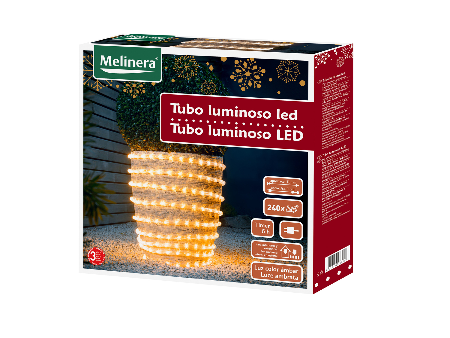 Tubo luminoso LED Melinera, le prix 14.99 €
- Per interni ed esterni
- ...