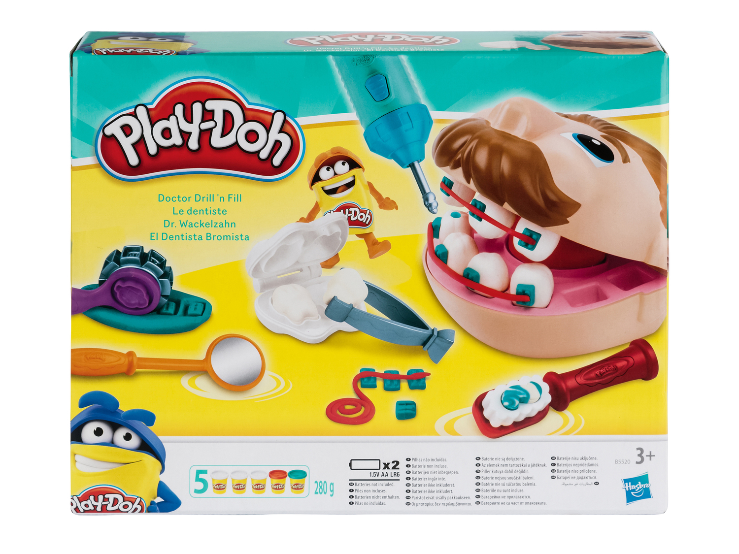 Pasta da modellare Play-Doh, le prix 14.99 €
- 5 vasetti
Caratteristiche