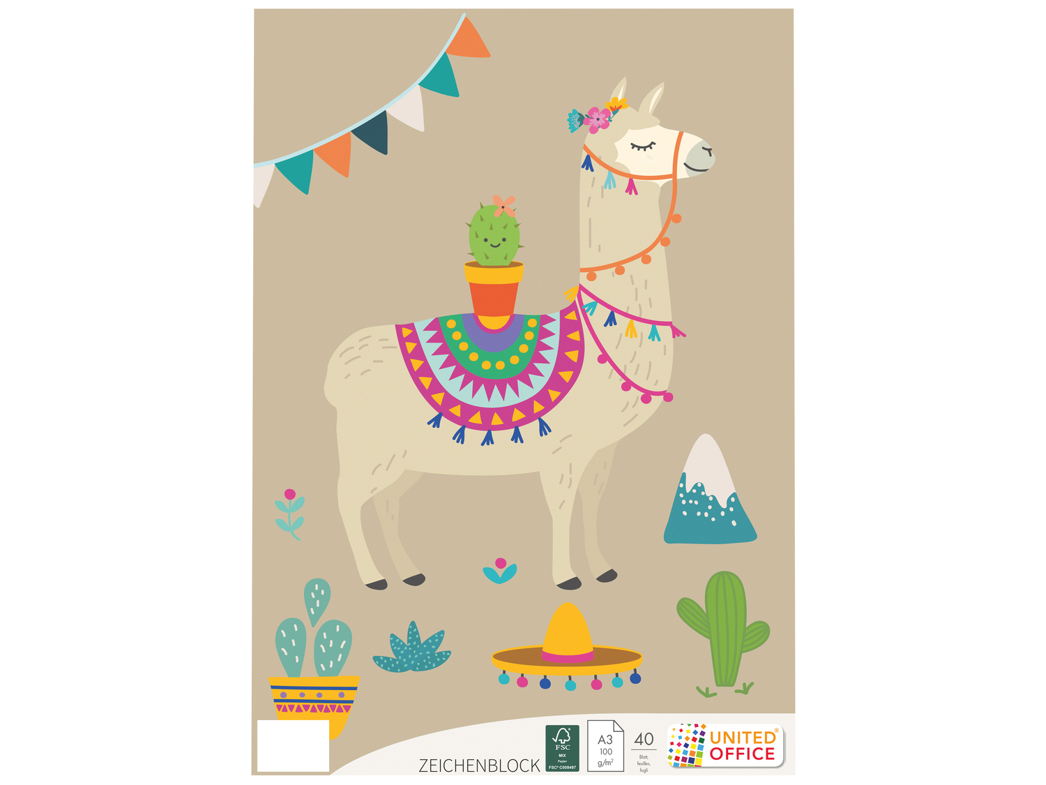 Blocco da disegno A3, 40 fogli United Office, le prix 1.49 €
Caratteristiche
- ...