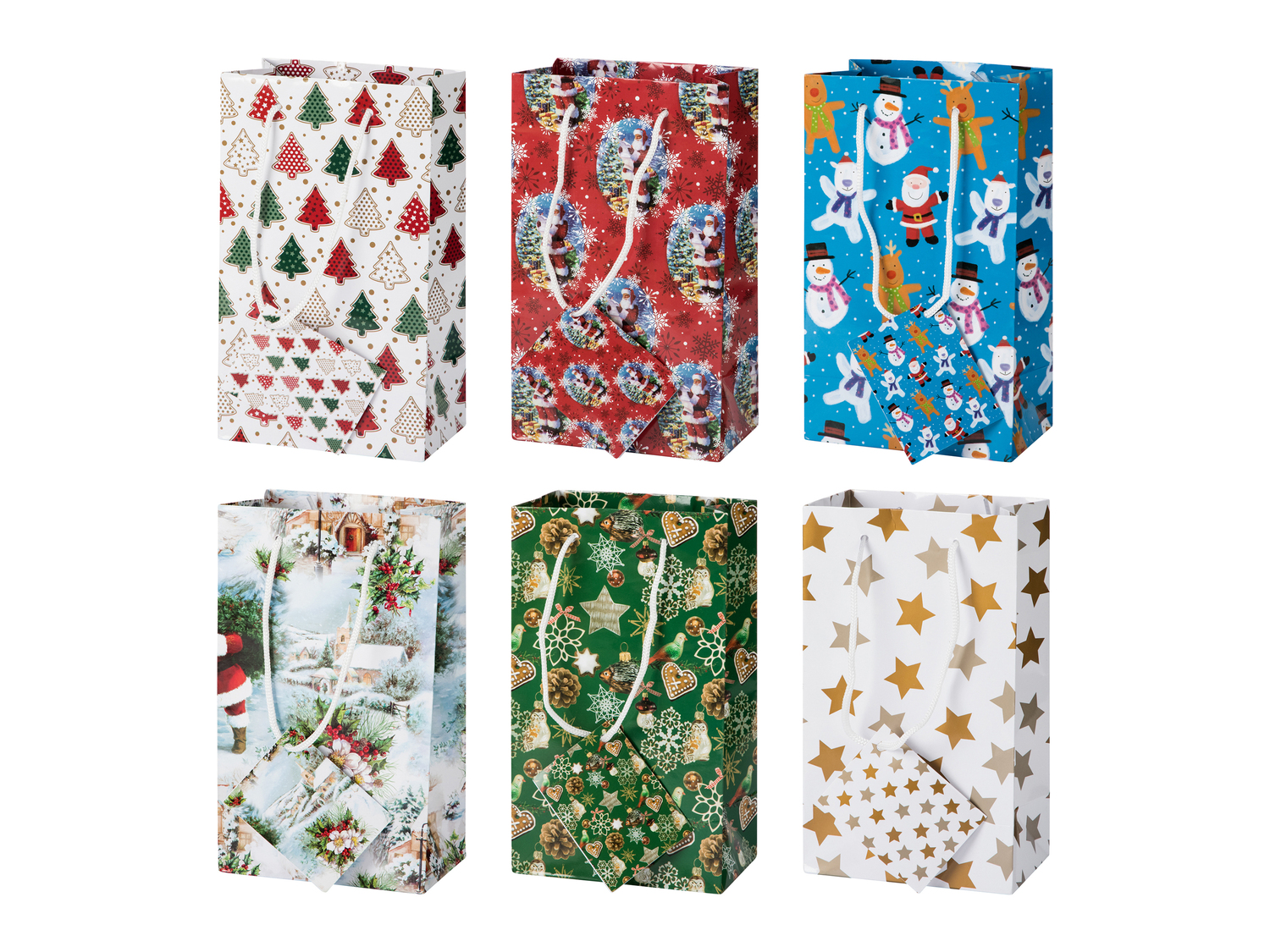 Set sacchetti regalo Melinera, le prix 1.99 €
3 o 6 pezzi
- 22 x 13 ...