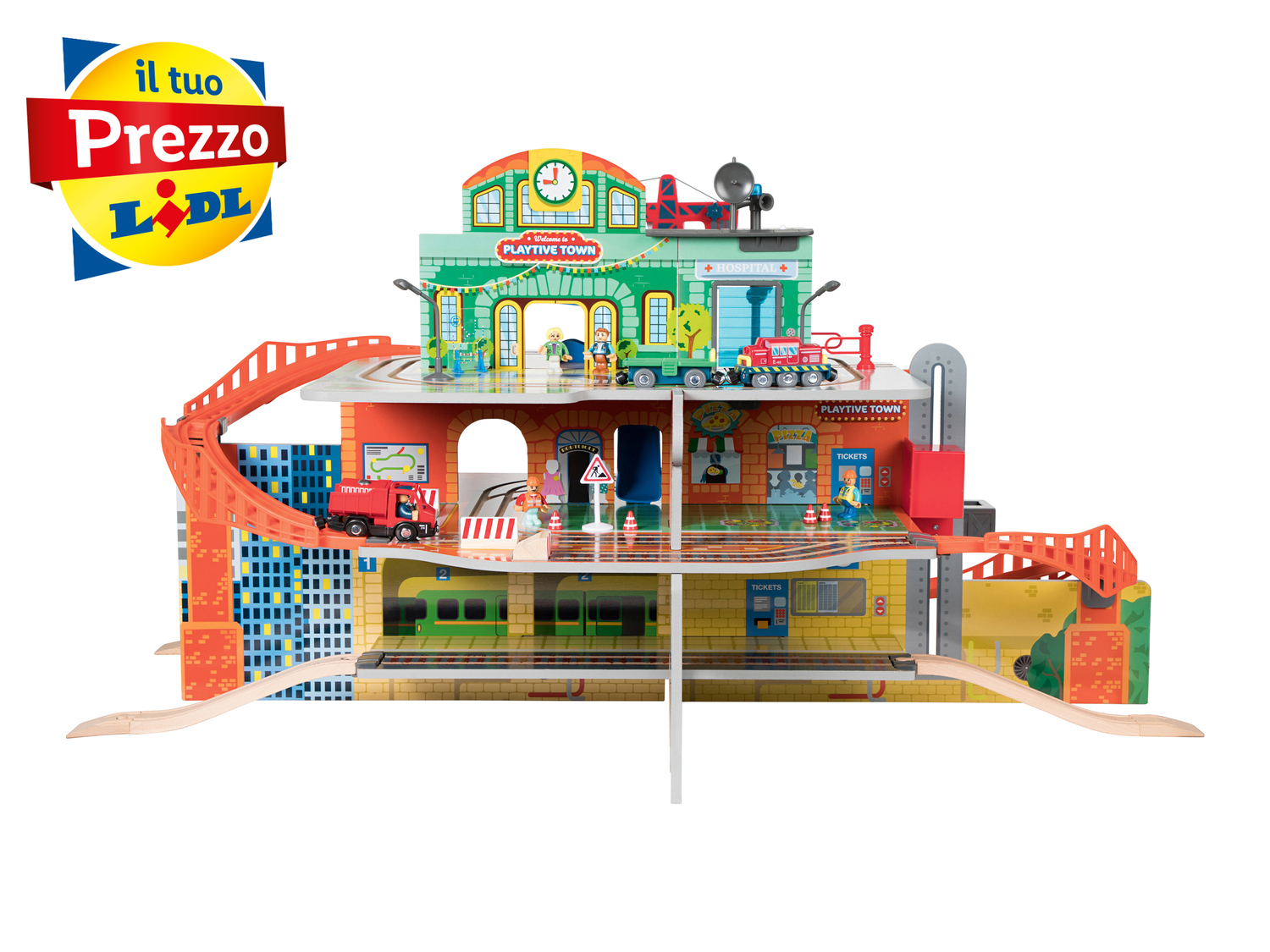 Set stazione XXL in legno , le prix 49.00 €
- Con accessori
- Lunghezza ...