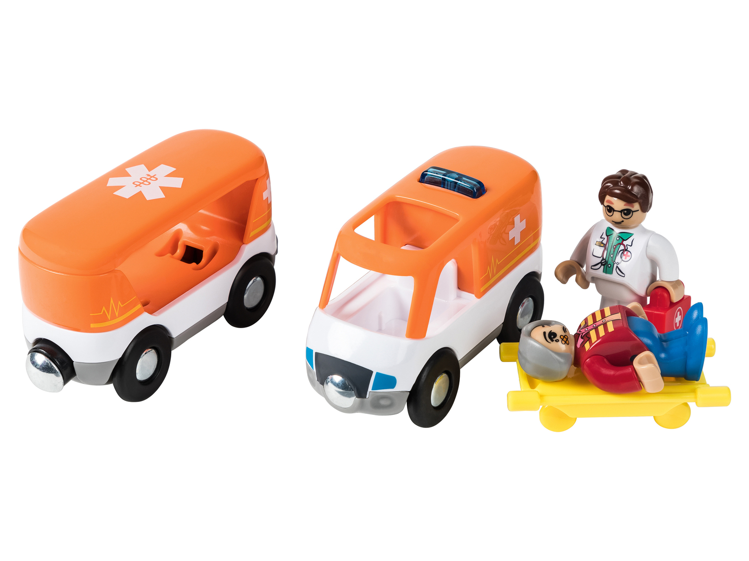 Set veicoli di emergenza per gioco pista in legno , le prix 8.99 €
- ...