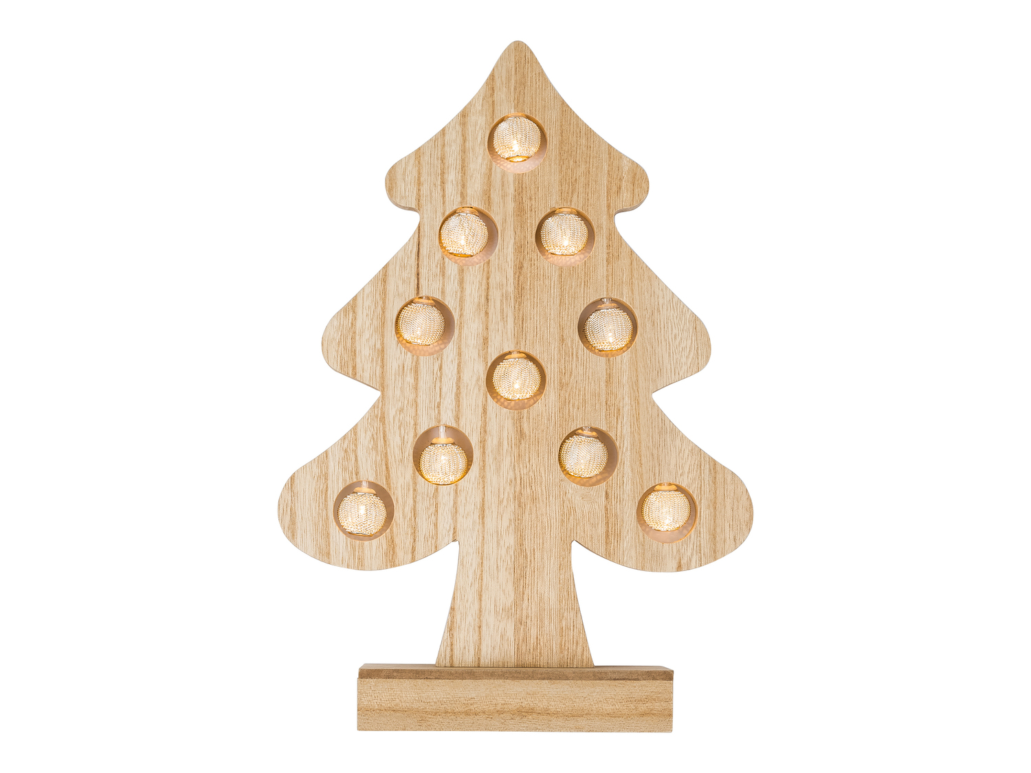 Decorazioni in legno con LED Melinera, le prix 9.99 €
- Funzionamento ...