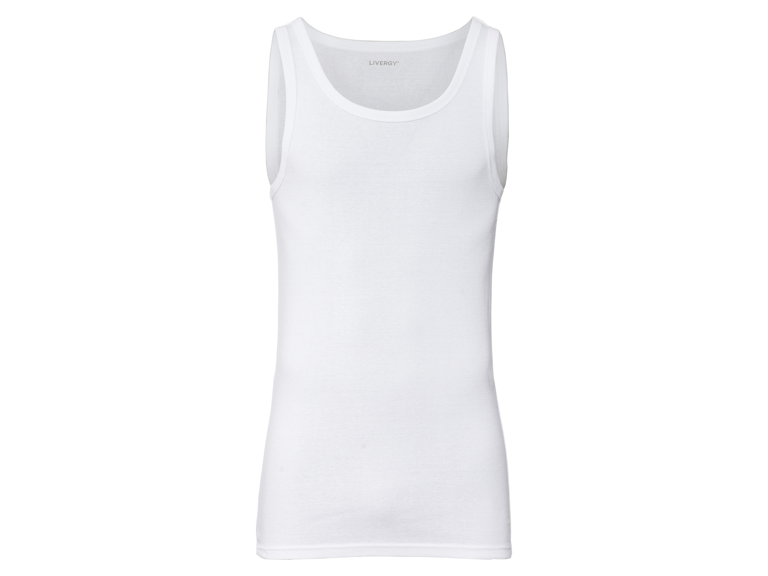 Canotta da uomo Livergy, prezzo 7.99 €
3 pezzi, Misure: M-XL
- In puro cotone
Taglie ...