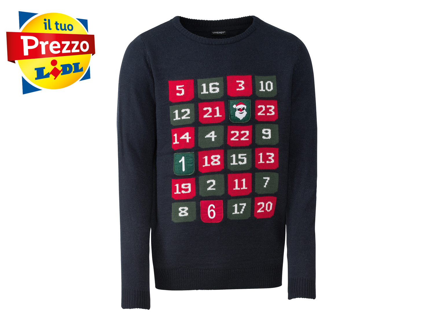 Pullover natalizio da uomo Livergy, prezzo 9.99 €
Misure: S-XL
Taglie disponibili
Caratteristiche
- ...