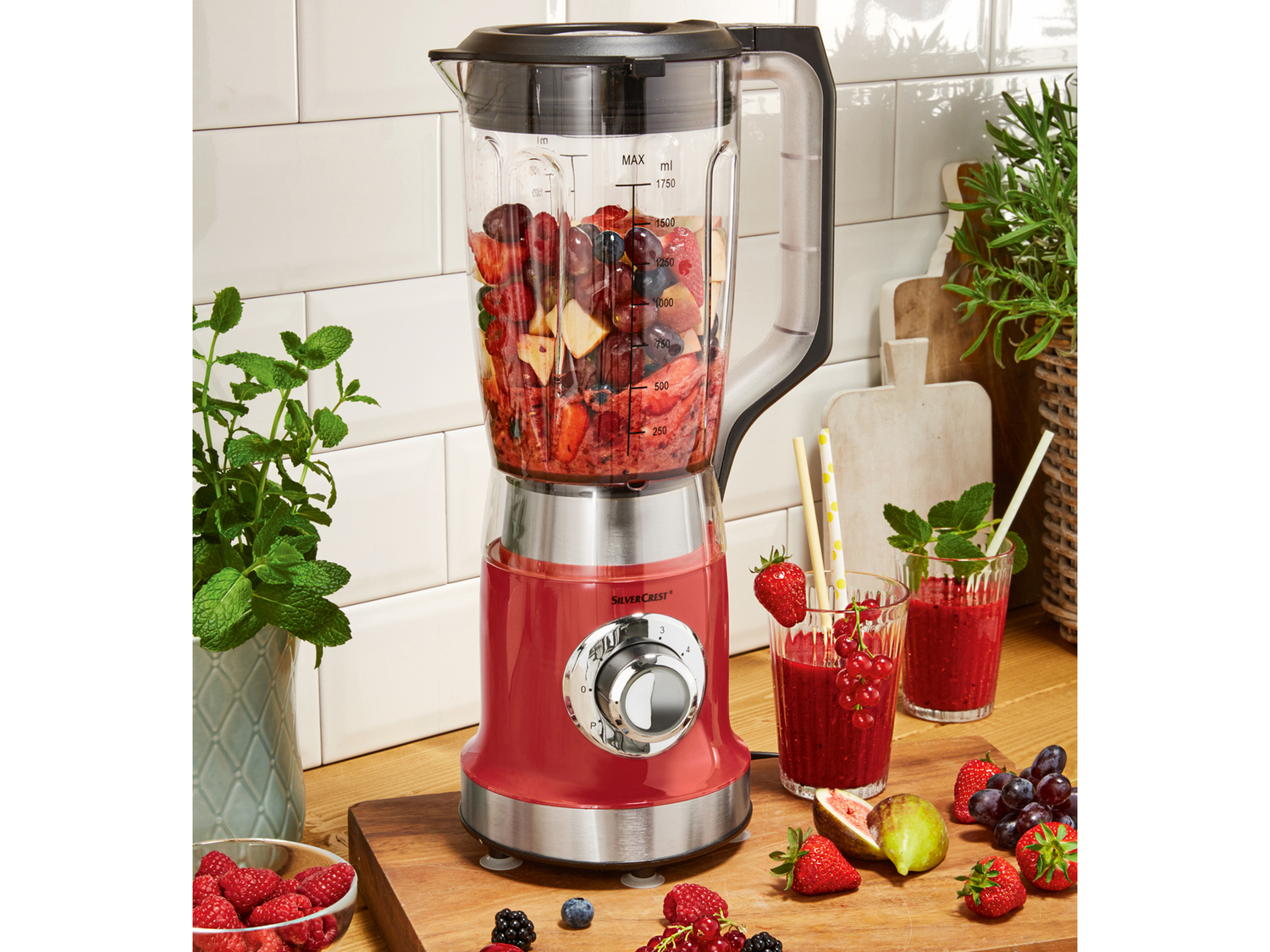 Frullatore Silvercrest Kitchen Tools, prezzo 29.99 €
- 5 livelli di velocità ...