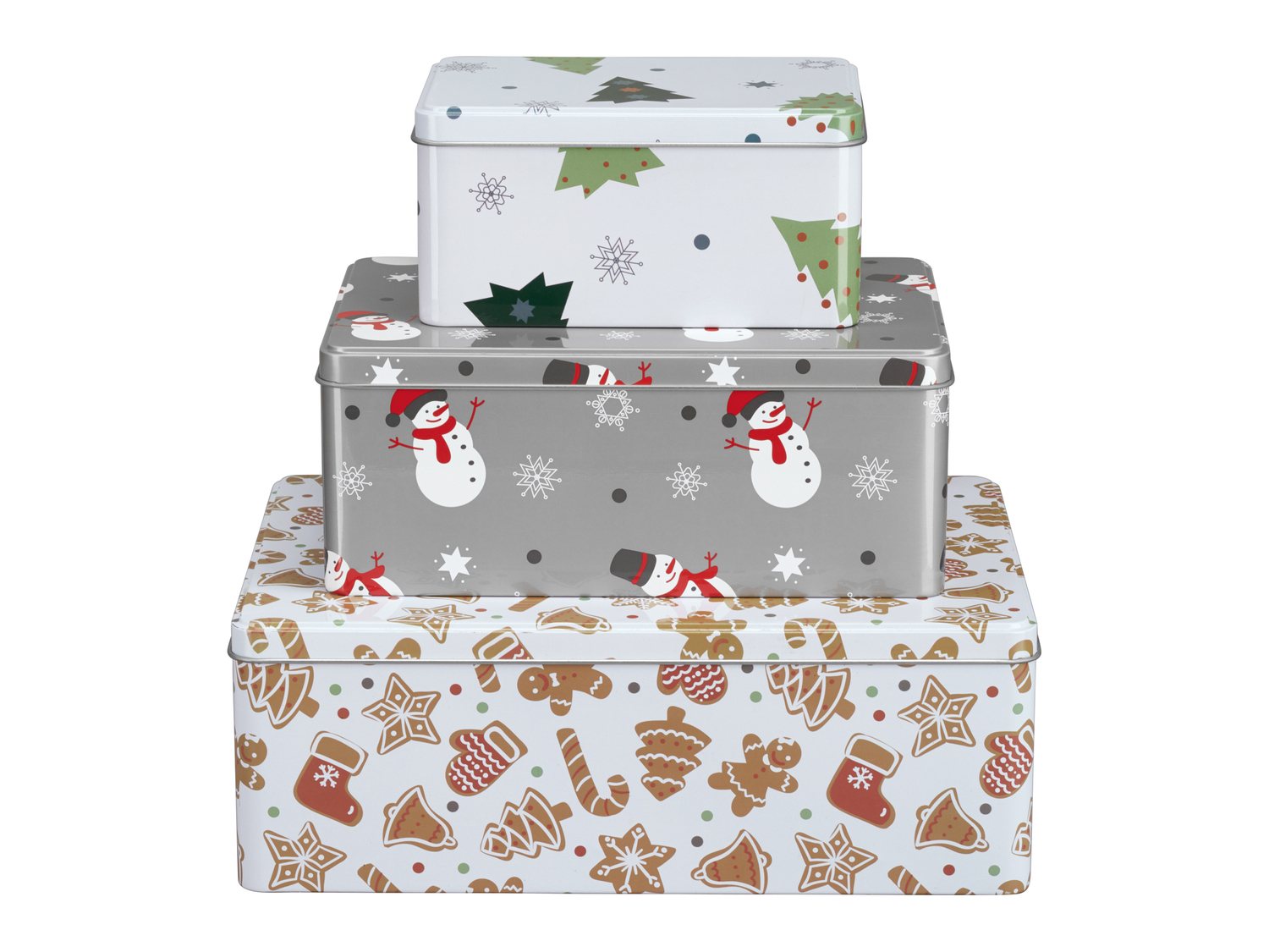 Set scatole per biscotti Ernesto, prezzo 4.99 €
3 pezzi
- In latta
- Impilabili ...