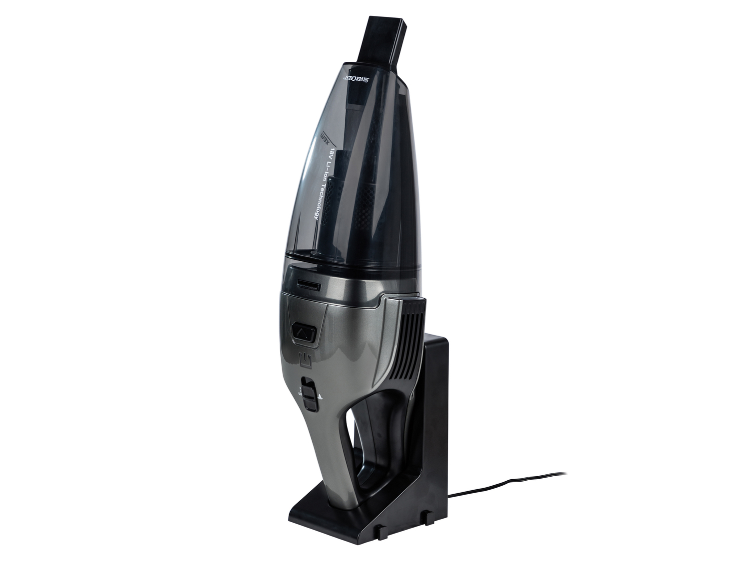 Mini aspirapolvere-liquidi ricaricabile Silvercrest, prezzo 39.99 € 
- Con spazzola ...