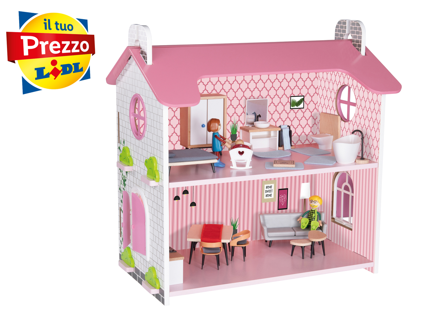 Set casa delle bambole o galeone dei pirati, in legno Playtive Junior, prezzo 24.99 ...