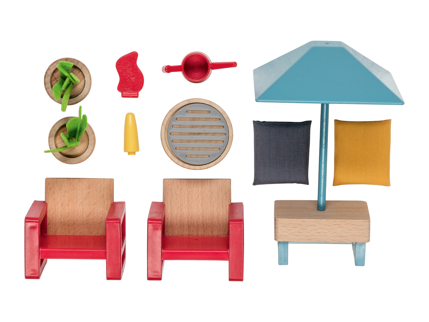 Set mobili in miniatura o set personaggi per casa bambole Playtive Junior, prezzo ...