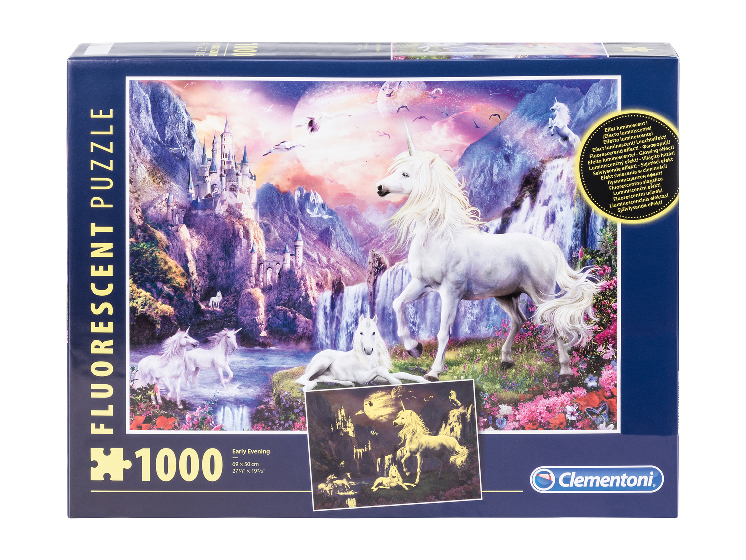 Puzzle 3D o fluorescente Clementoni, prezzo 3.99 €
1000 pezzi
Caratteristiche