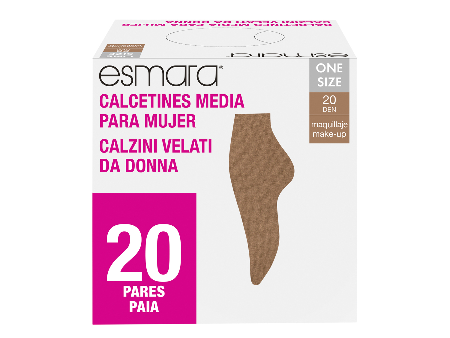 Calzini da donna, 20 DEN Esmara, prezzo 4.99 €
20 paia, Taglia unica
Caratteristiche
- ...
