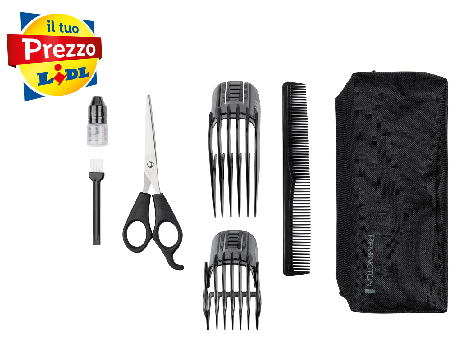 Tagliacapelli Pro Power Remington, prezzo 14.99 €
- Lame autoaffilanti in acciaio ...