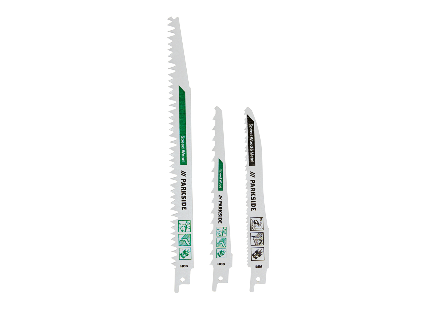 Set di lame per seghetto elettrico Parkside, prezzo 3.99 €
3 pezzi
Caratteristiche
...