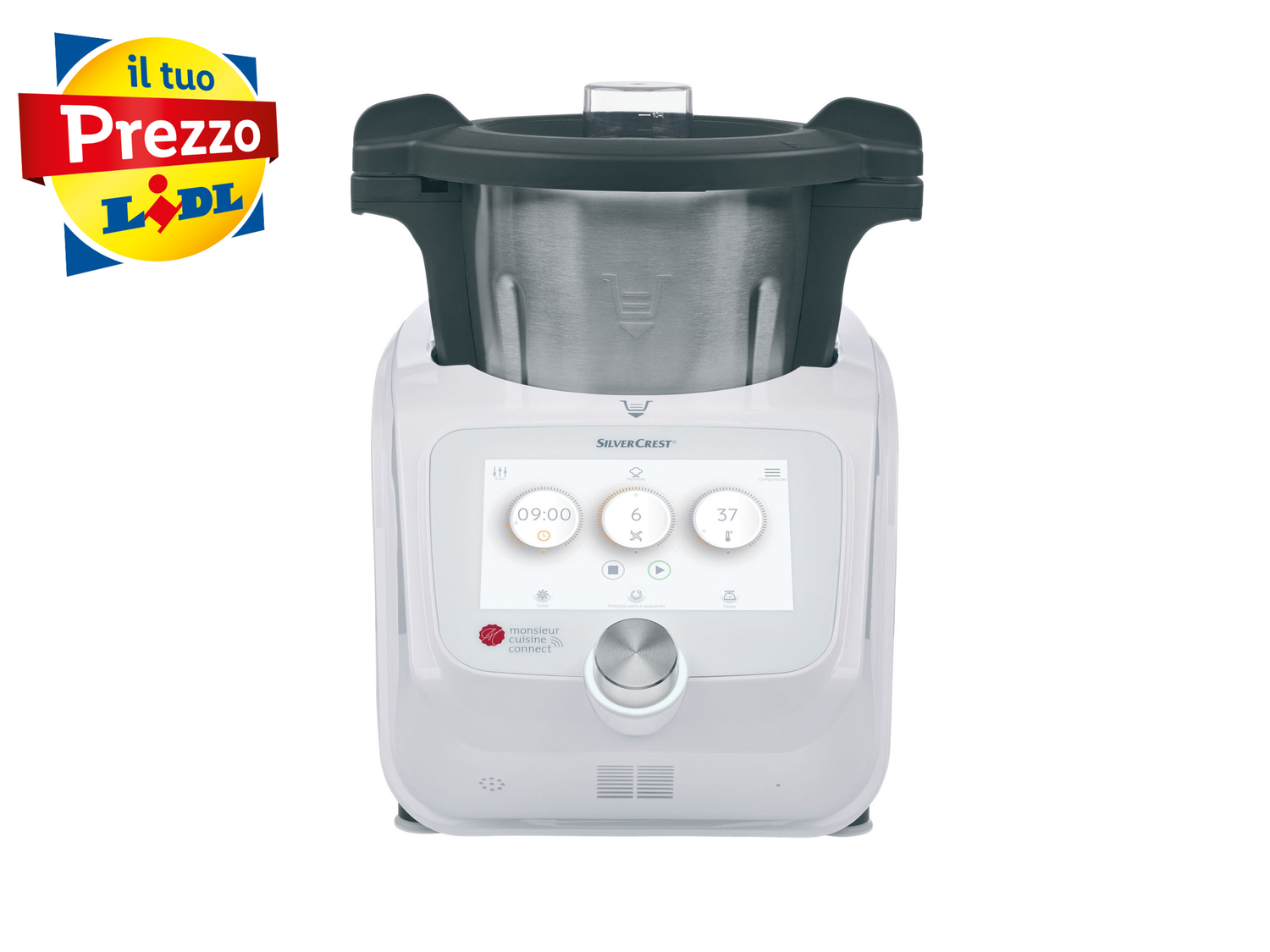 Robot da cucina multifunzione Monsieur Cuisine Connect Silvercrest aka Lidlomix, ...