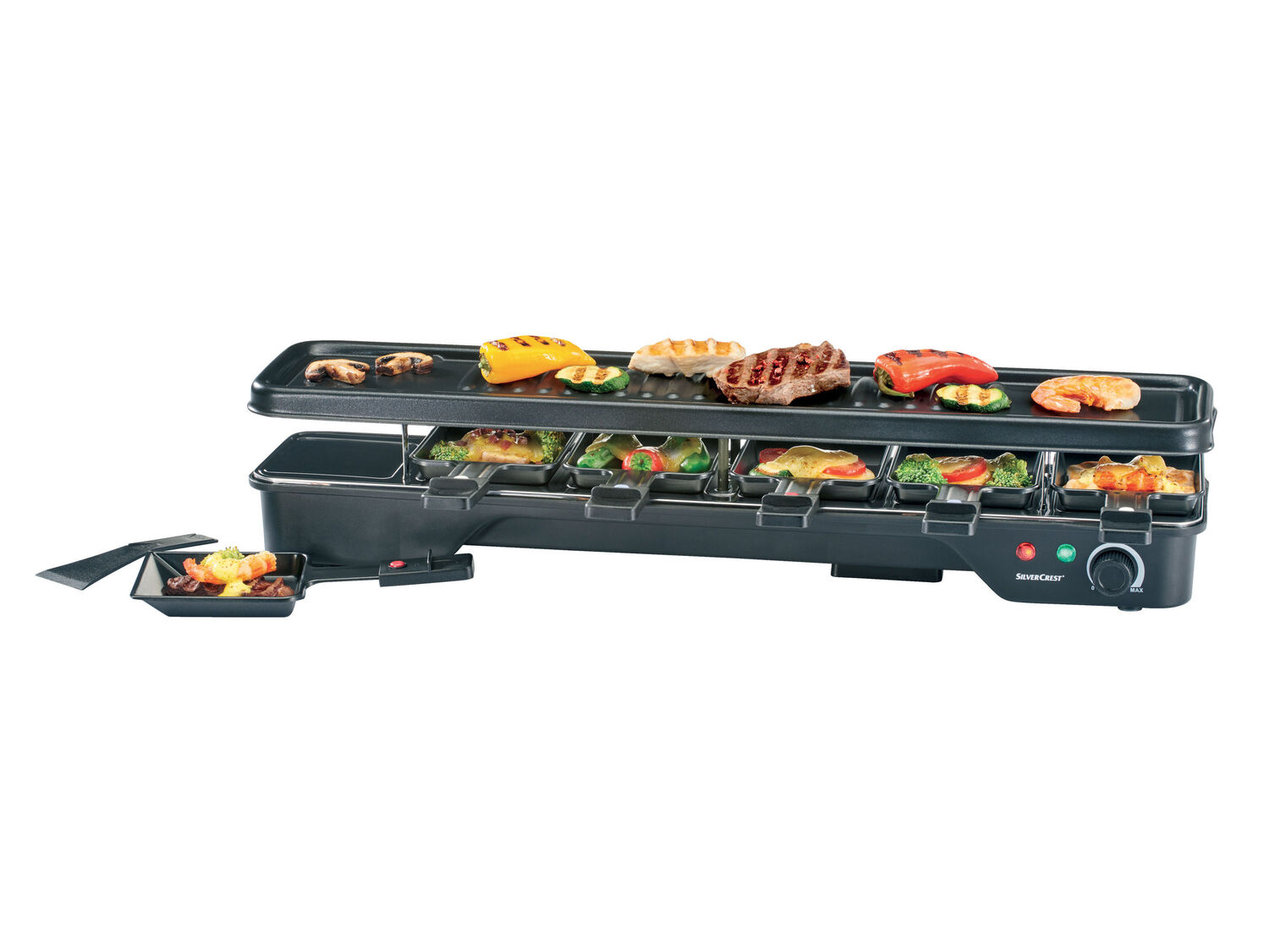 Raclette-grill Silvercrest Kitchen Tools, prezzo 24.99 €
- Piastra grill ...