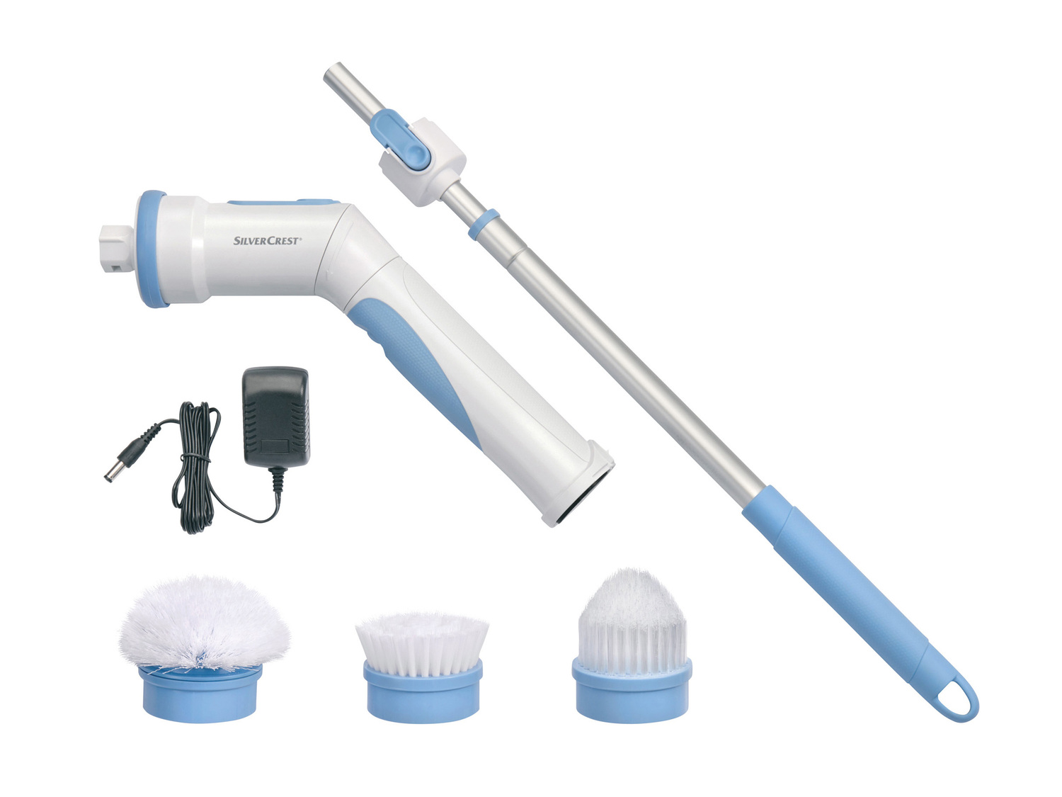Spazzola a batteria per pulizia Silvercrest, prezzo 29.99 €
- Asta telescopica ...