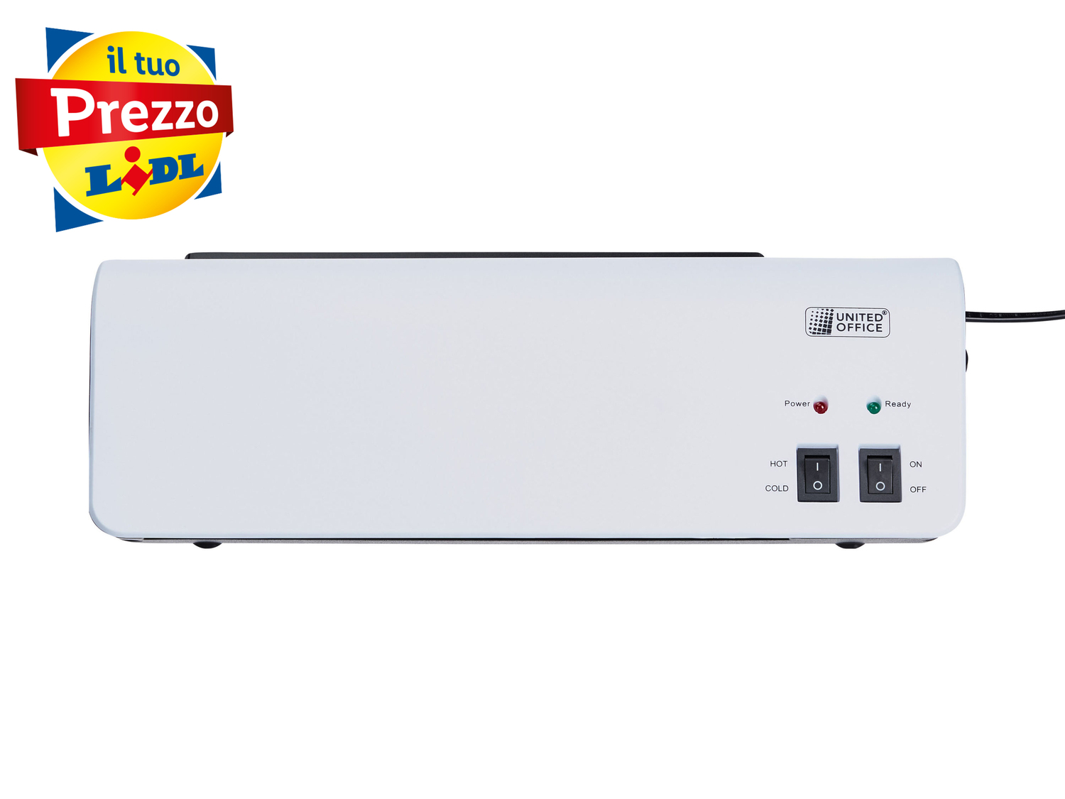 Plastificatore A4 United Office, prezzo 14.99 €
- Per plastificare a ...