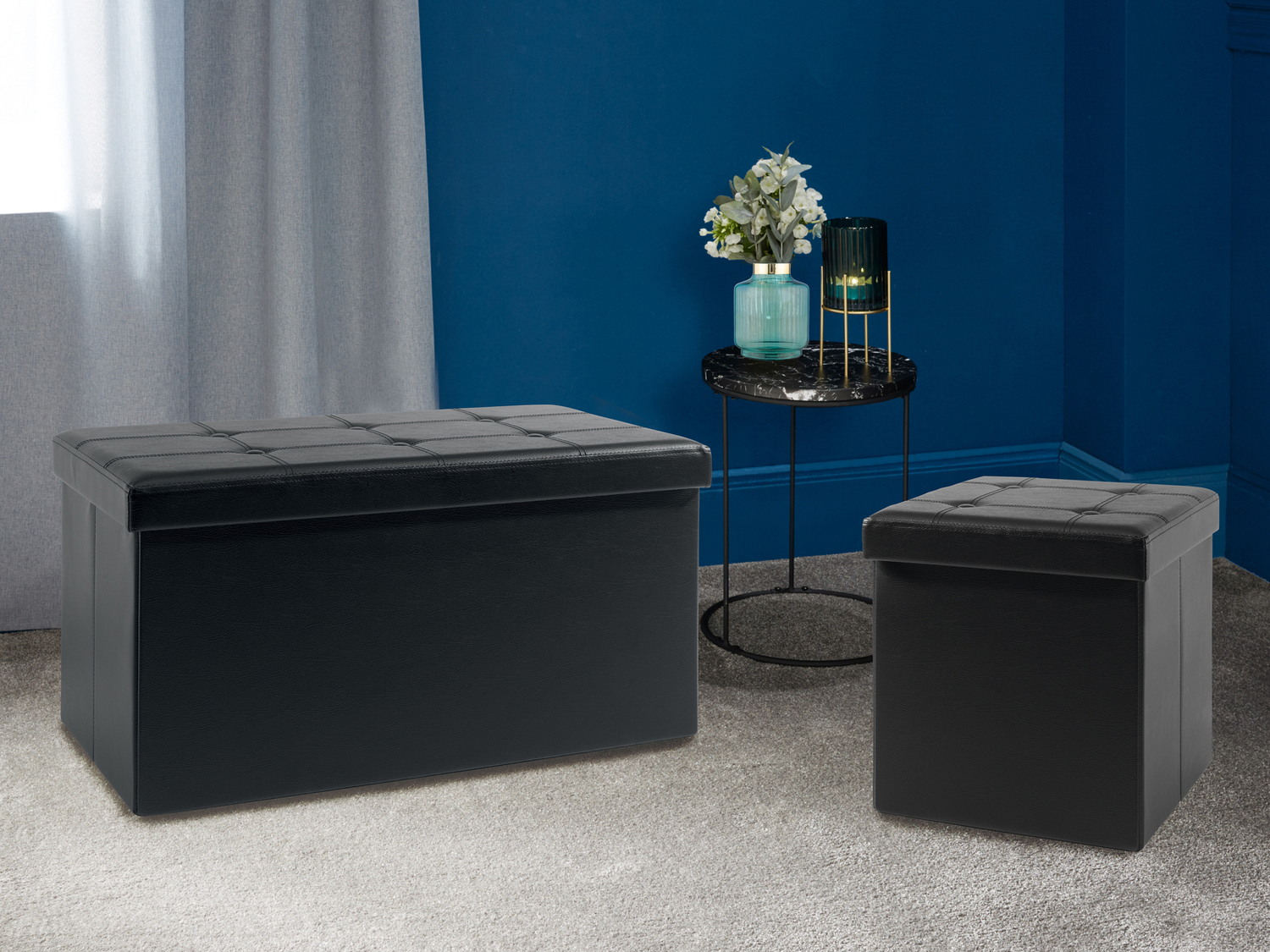 Pouf contenitore Livarno Living, prezzo 12.99 €
- Rivestimento in similpelle
- ...