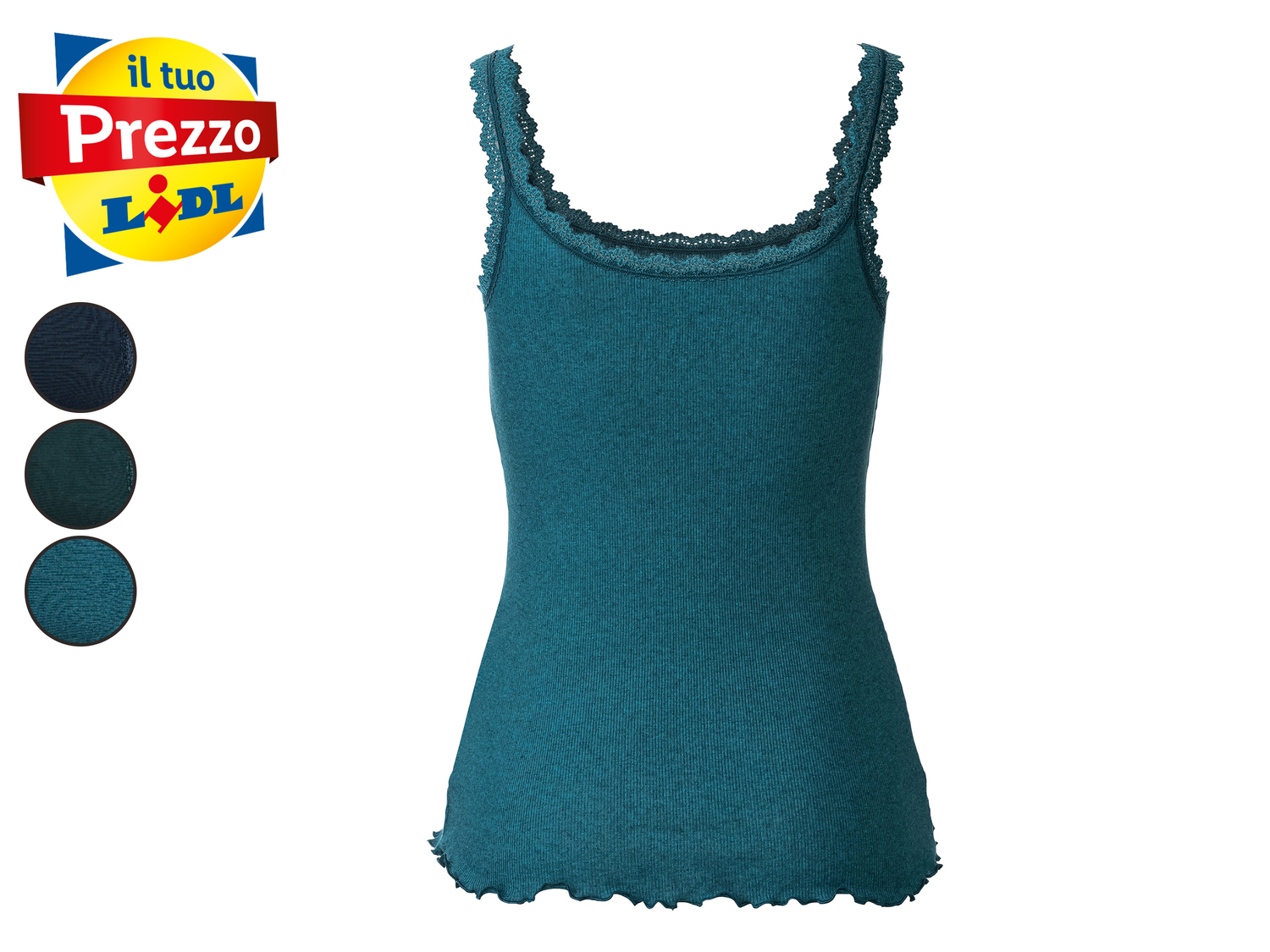 Top da donna con pizzo Esmara Lingerie, prezzo 7.99 €
3 pezzi - Misure: ...