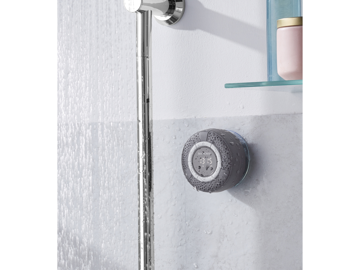Altoparlante Bluetooth per bagno Silvercrest, prezzo 9.99 €
- Con display LED, ...
