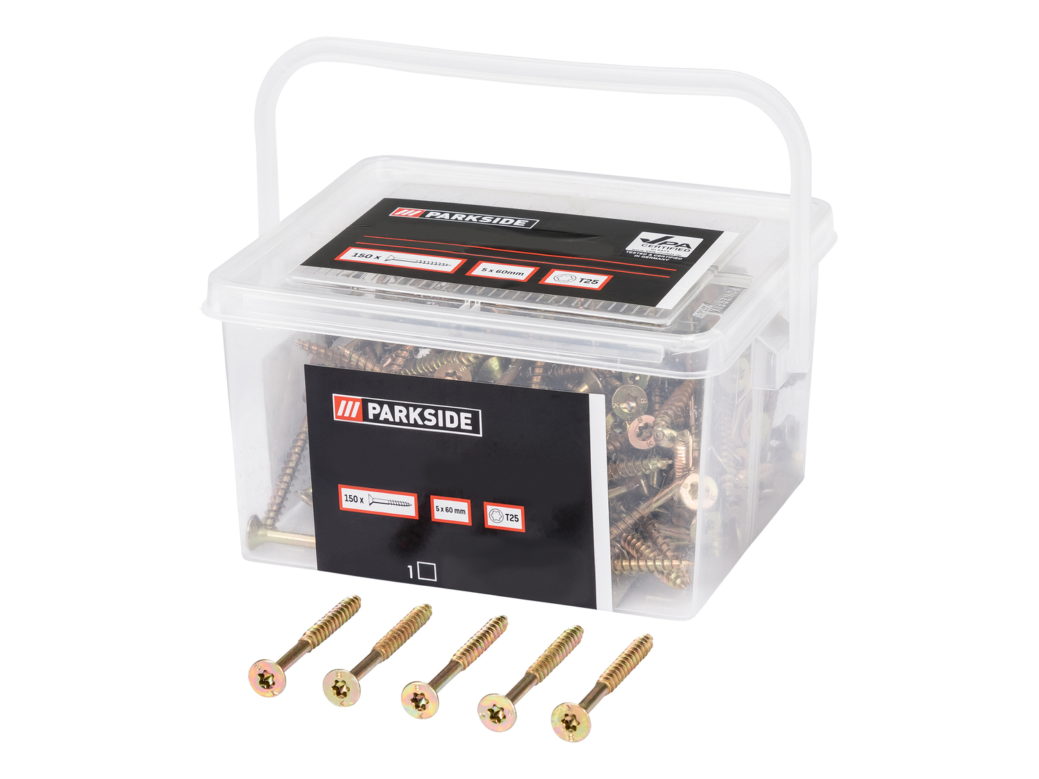 Set viti per truciolato Parkside, prezzo 3.99 €
- 4x40 mm, 400 pezzi
- 5x60 ...