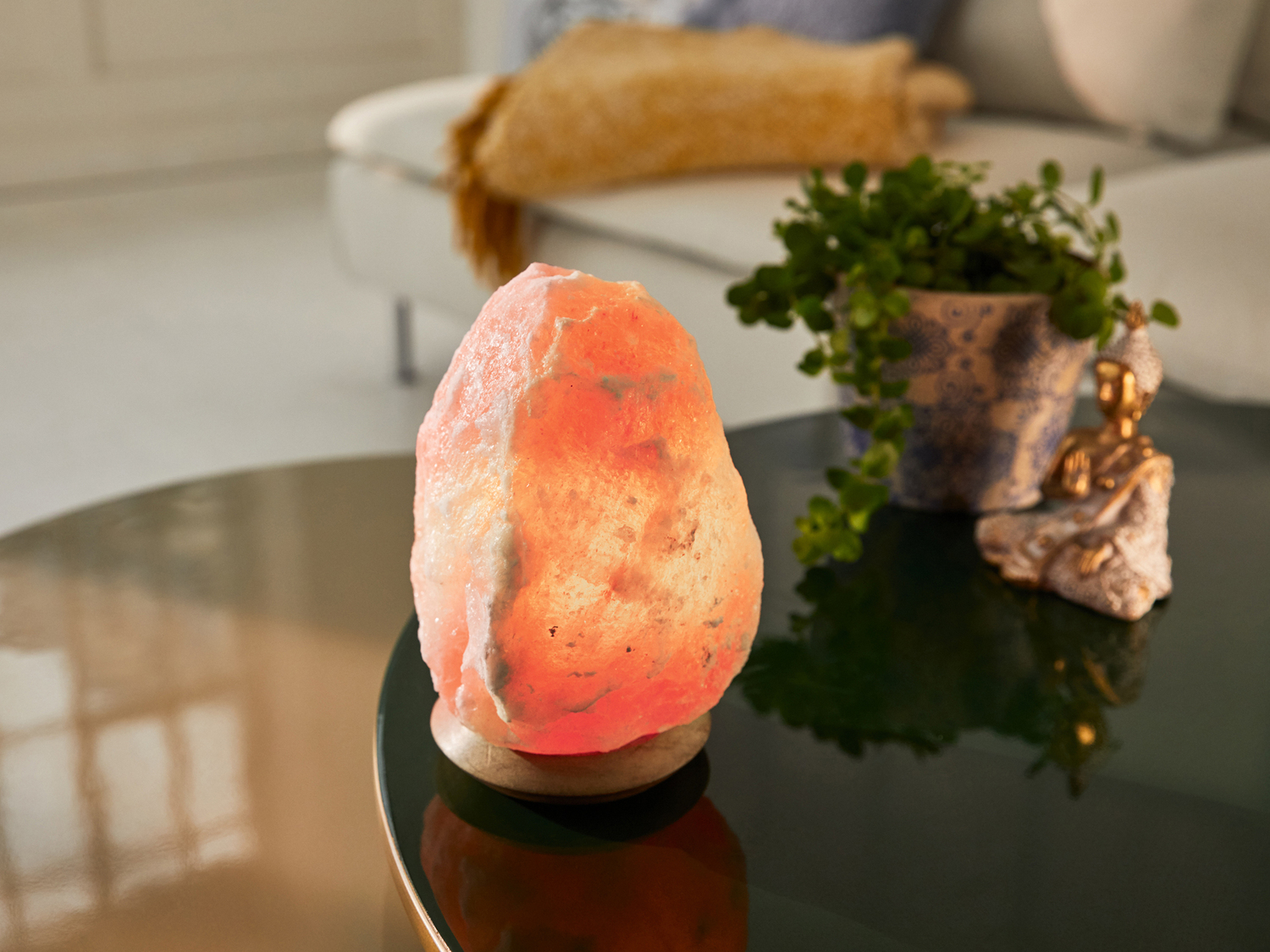Lampada ai cristalli di sale Livarno Lux, prezzo 9.99 €
- Con base in legno
- ...