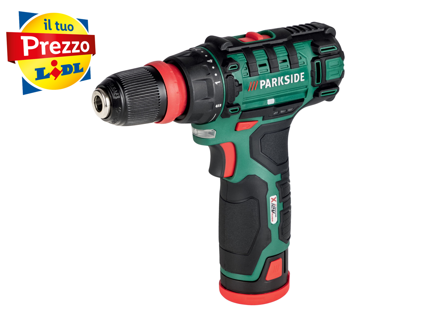 Trapano avvitatore ricaricabile Parkside, prezzo 29.99 €
- Passaggio senza utensili ...