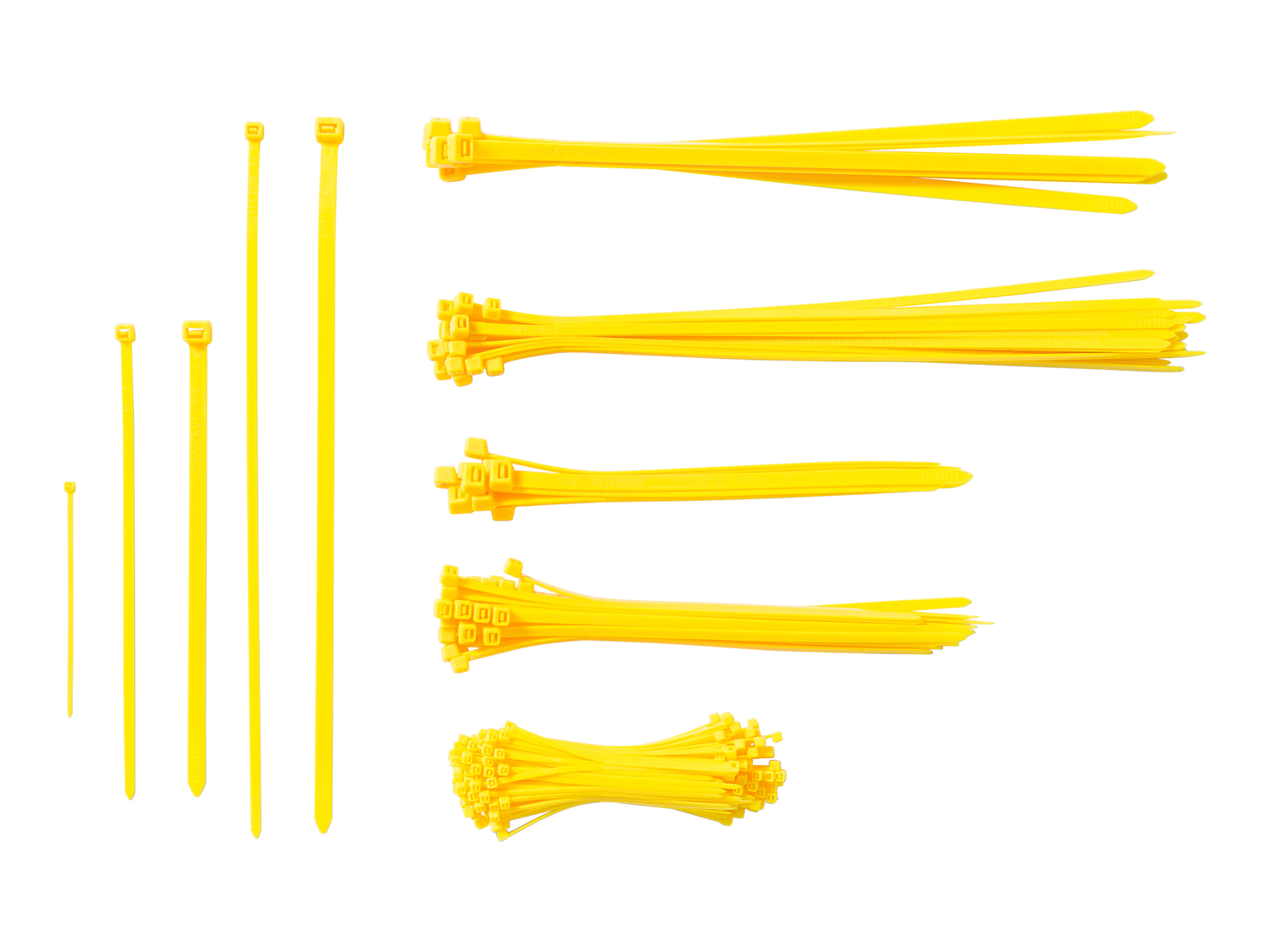 Fascette fermacavo nere, bianche o fluorescenti Parkside, prezzo 2.99 €
250 ...