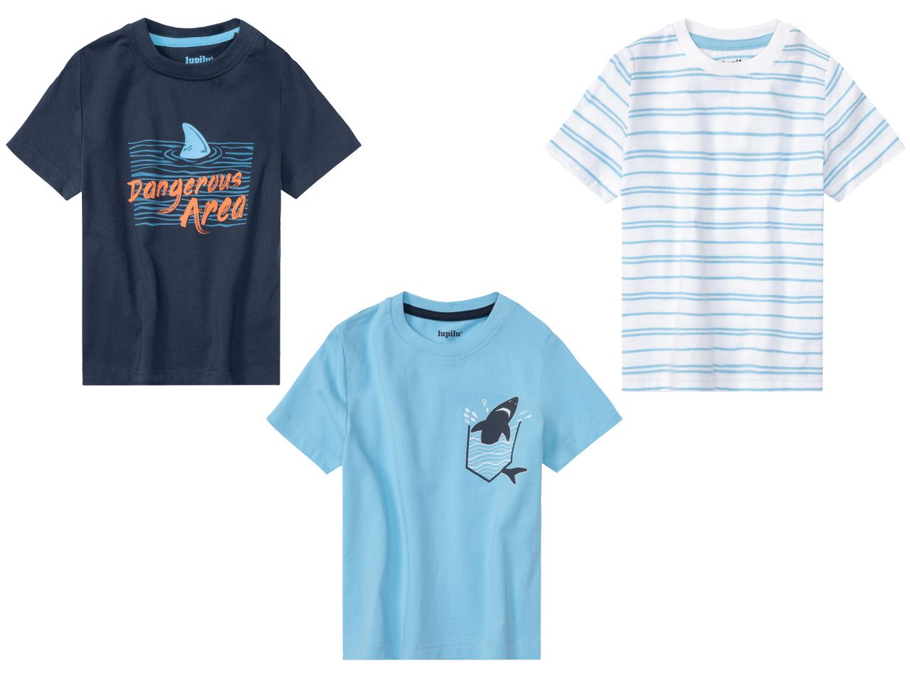 T-shirt da bambino , prezzo 6.99 EUR 
T-shirt da bambino 3 pezzi - Misure: 1-6 ...