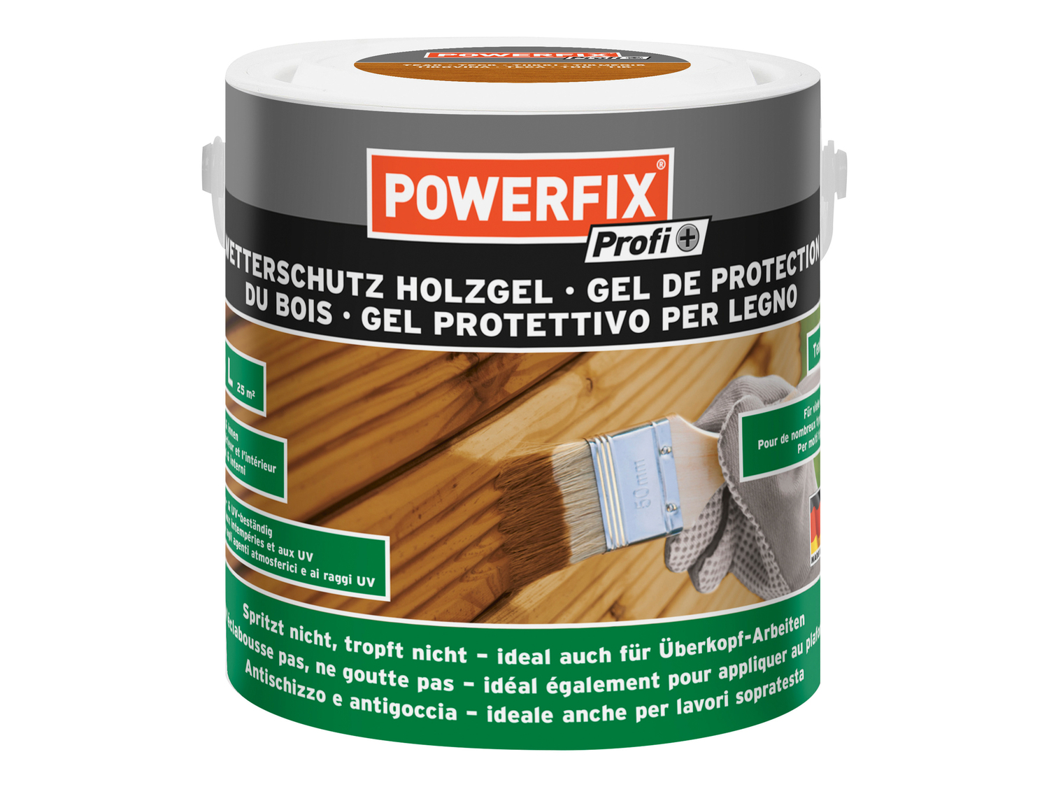 Gel protettivo per legno Powerfix, prezzo 9.99 &#8364; 
2,5 L 
- Per esterni ...