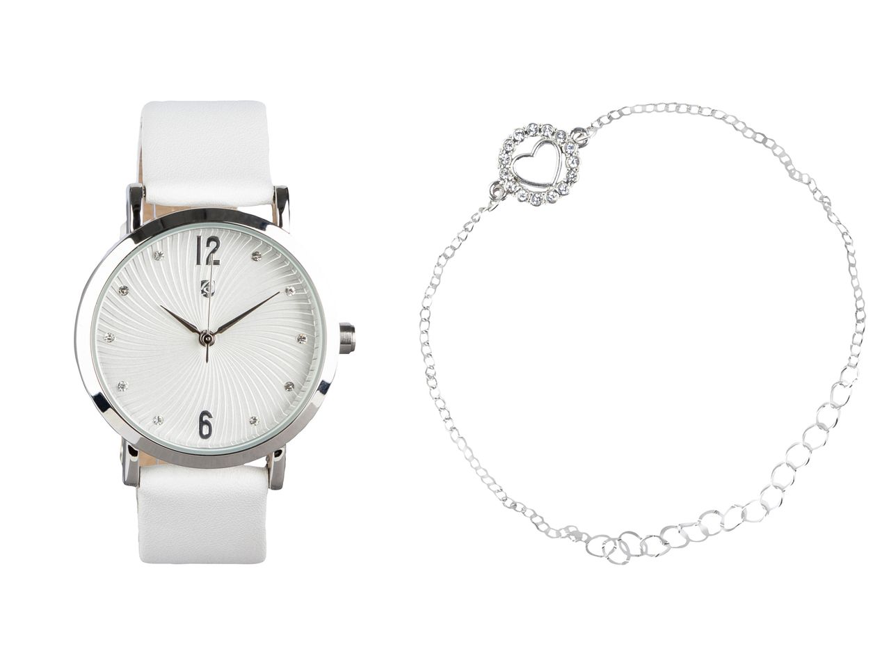 Set orologio e braccialetto da donna , prezzo 9,99 EUR
Set orologio e braccialetto ...