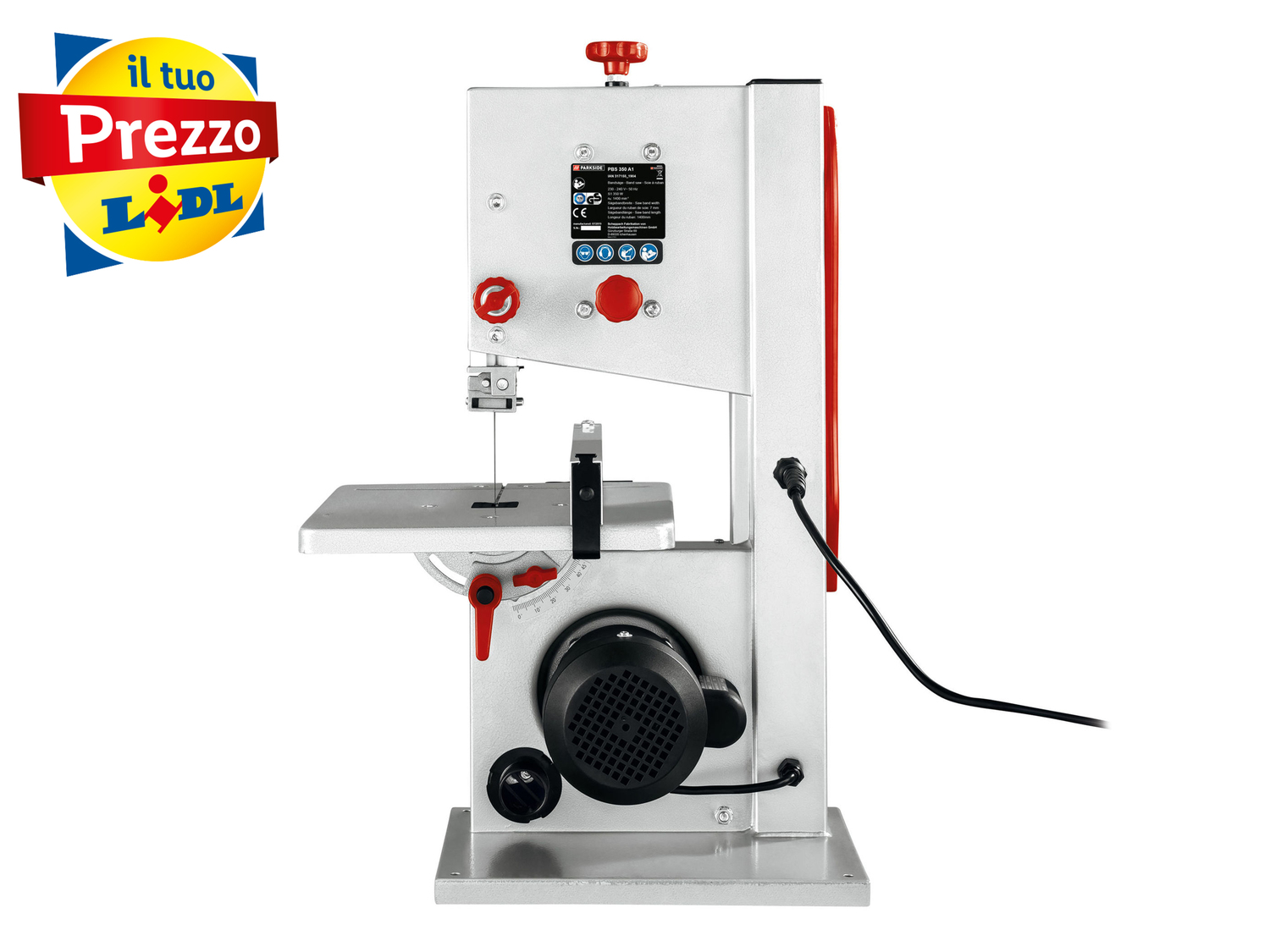 Sega a nastro Parkside, prezzo 89.00 €
- Battuta parallela con bloccaggio rapido
- ...