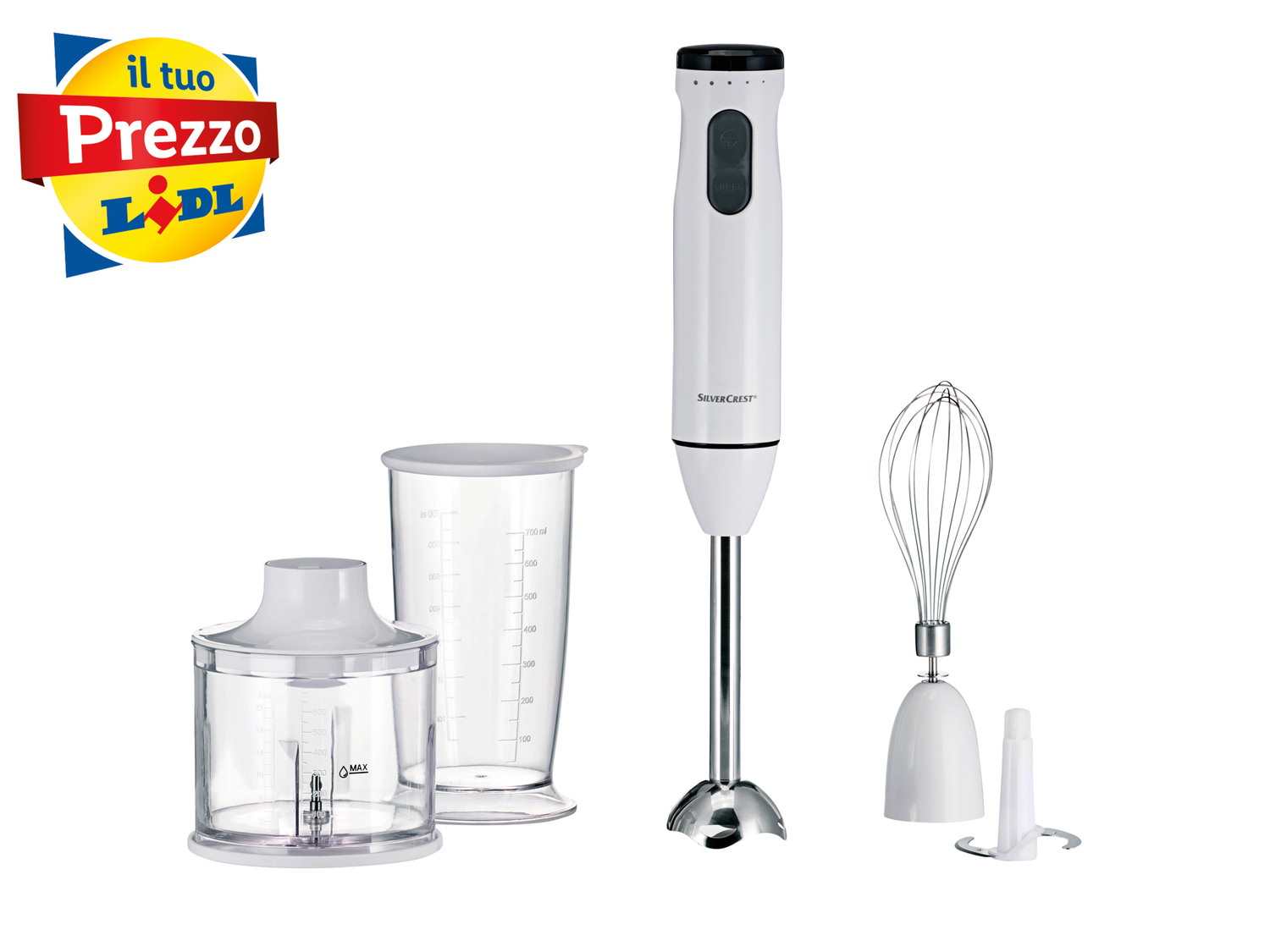 Frullatore ad immersione Silvercrest Kitchen Tools, prezzo 19.99 €
- ...