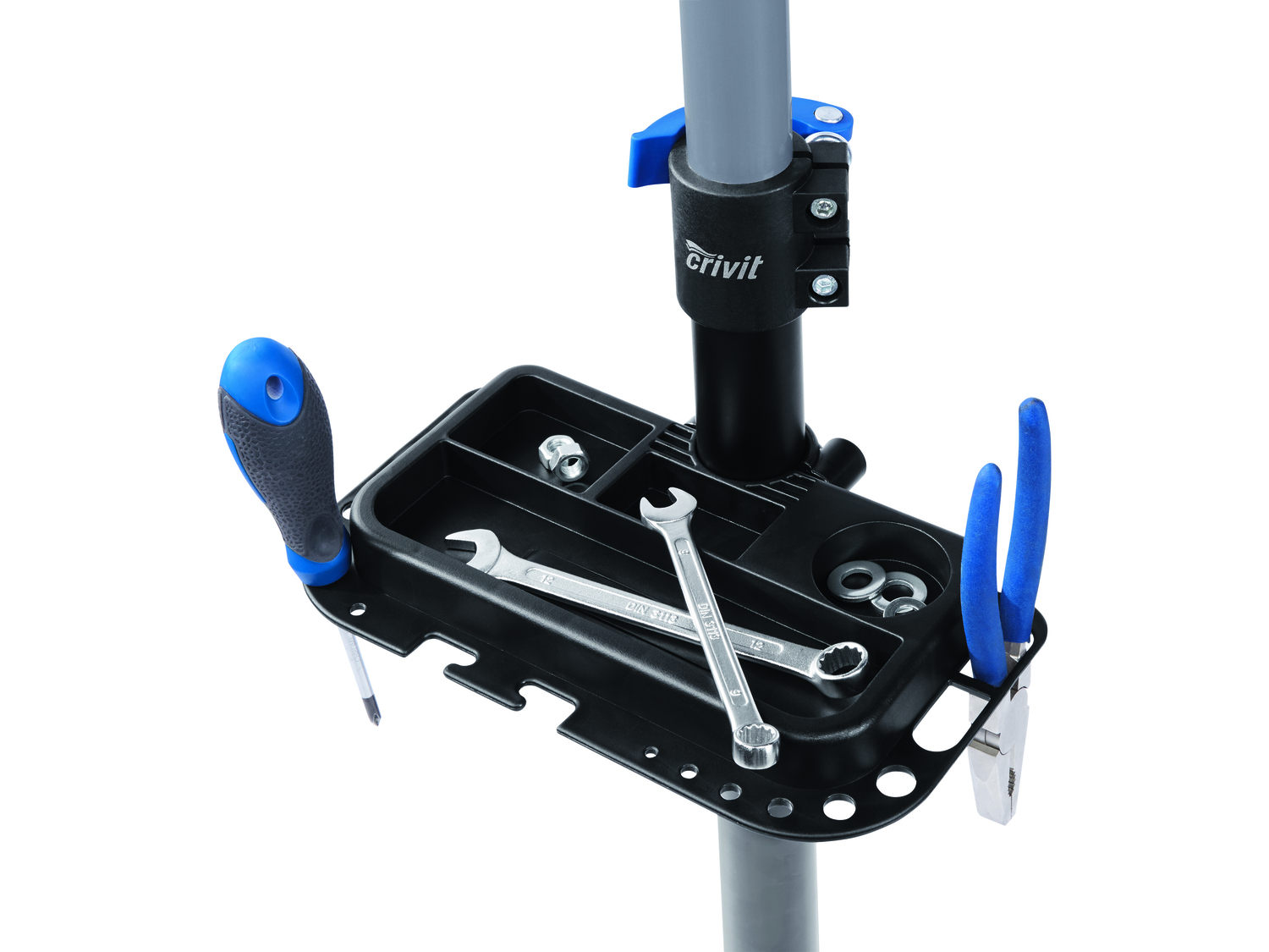 Cavalletto portabici Crivit, prezzo 29.99 €
- Colonna centrale regolabile ...
